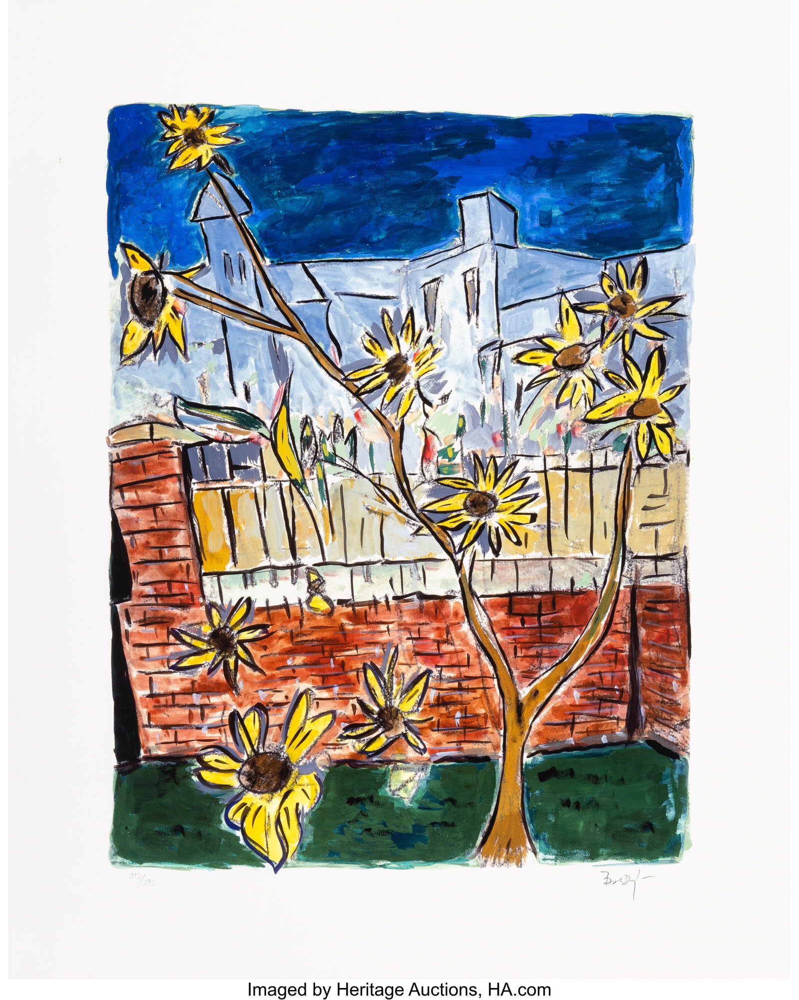 Bob Dylan (b. 1941) Sunflowers, from The Dawn Bl (1 of 2)