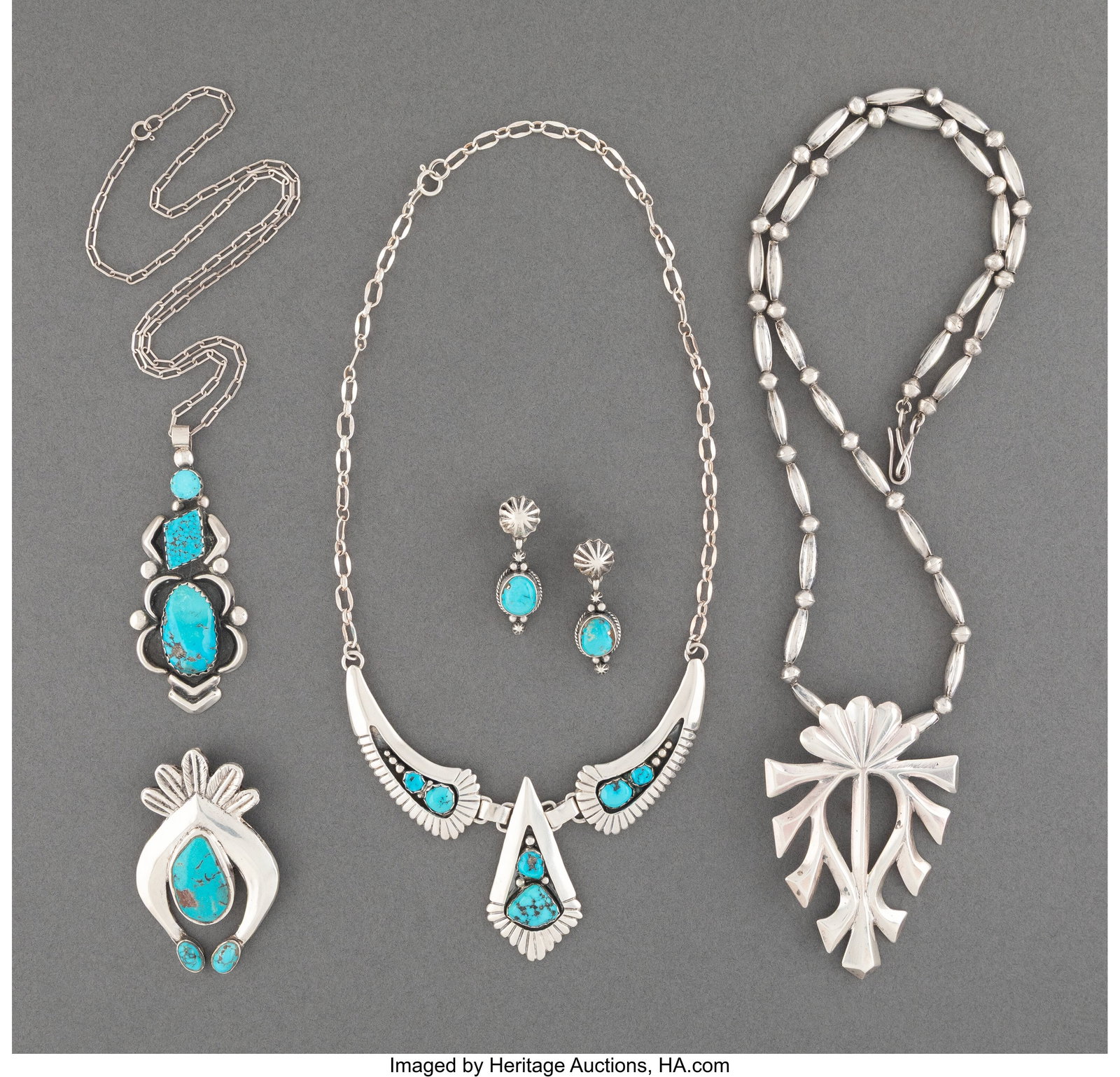 Five Southwest Jewelry Items c. 2010 including (1 of 2)