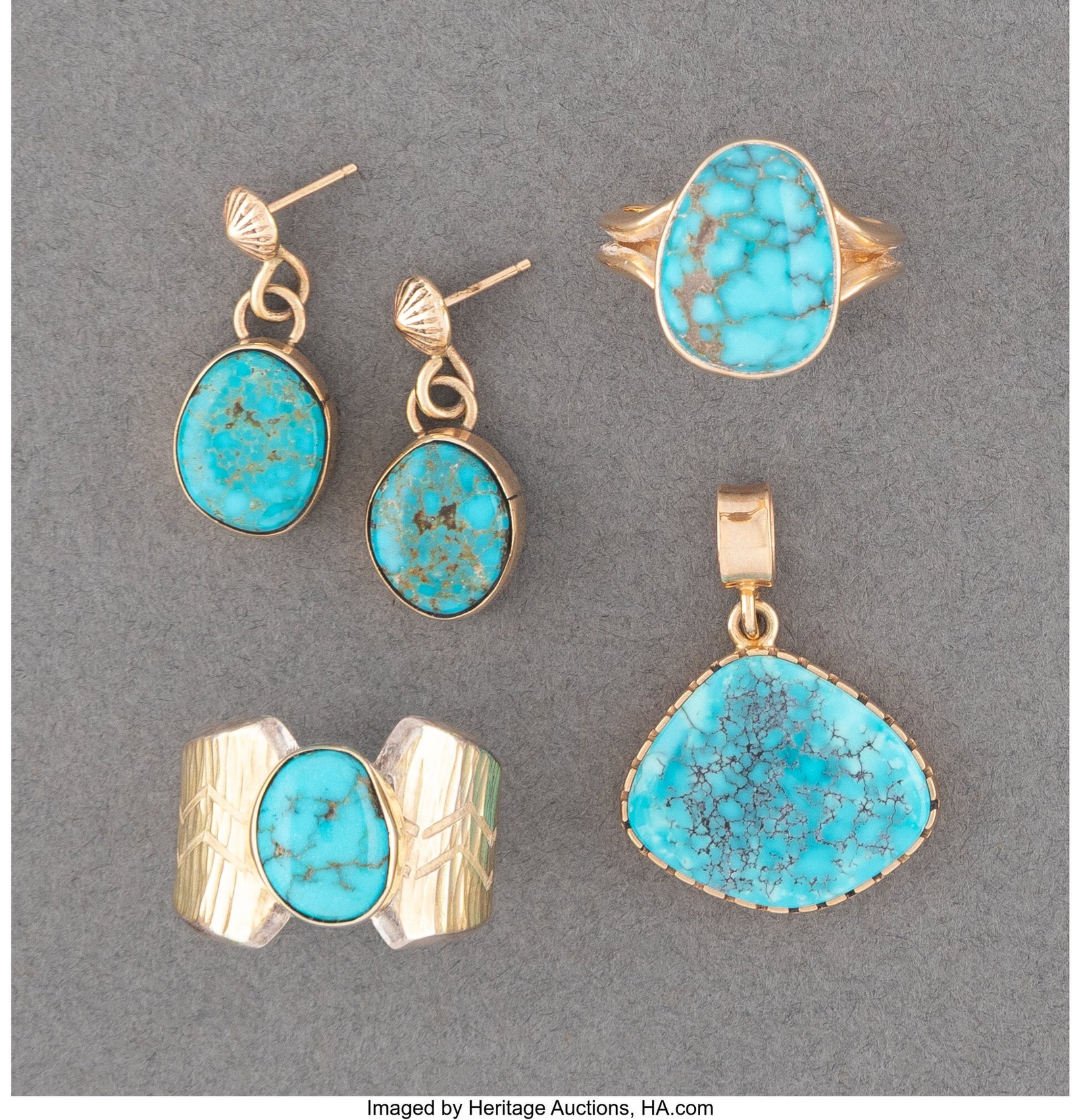Four Southwest Gold Items c. 1985 including a  (1 of 2)