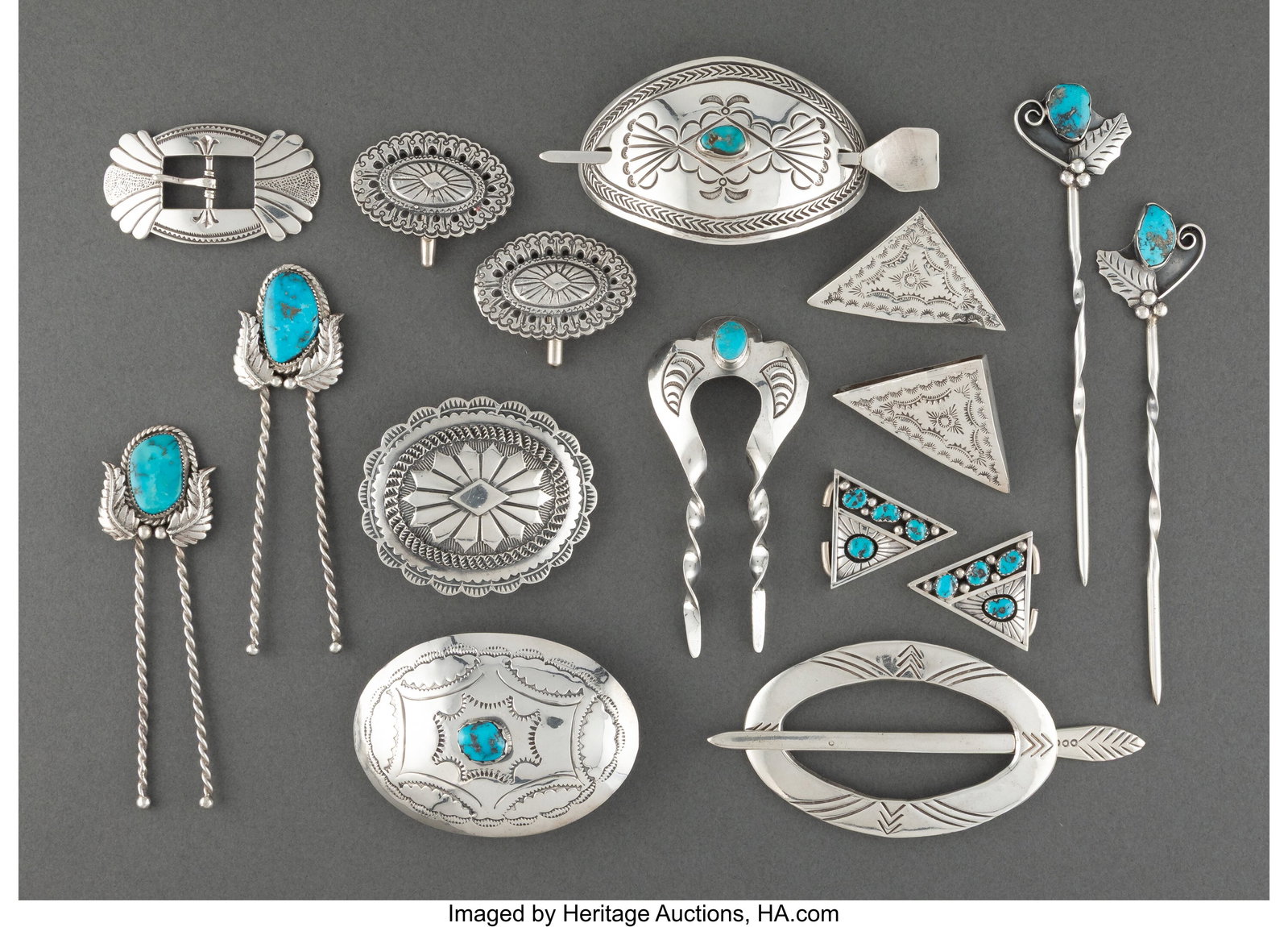Eleven Southwest Style Jewelry Items c. 1980 i (1 of 2)