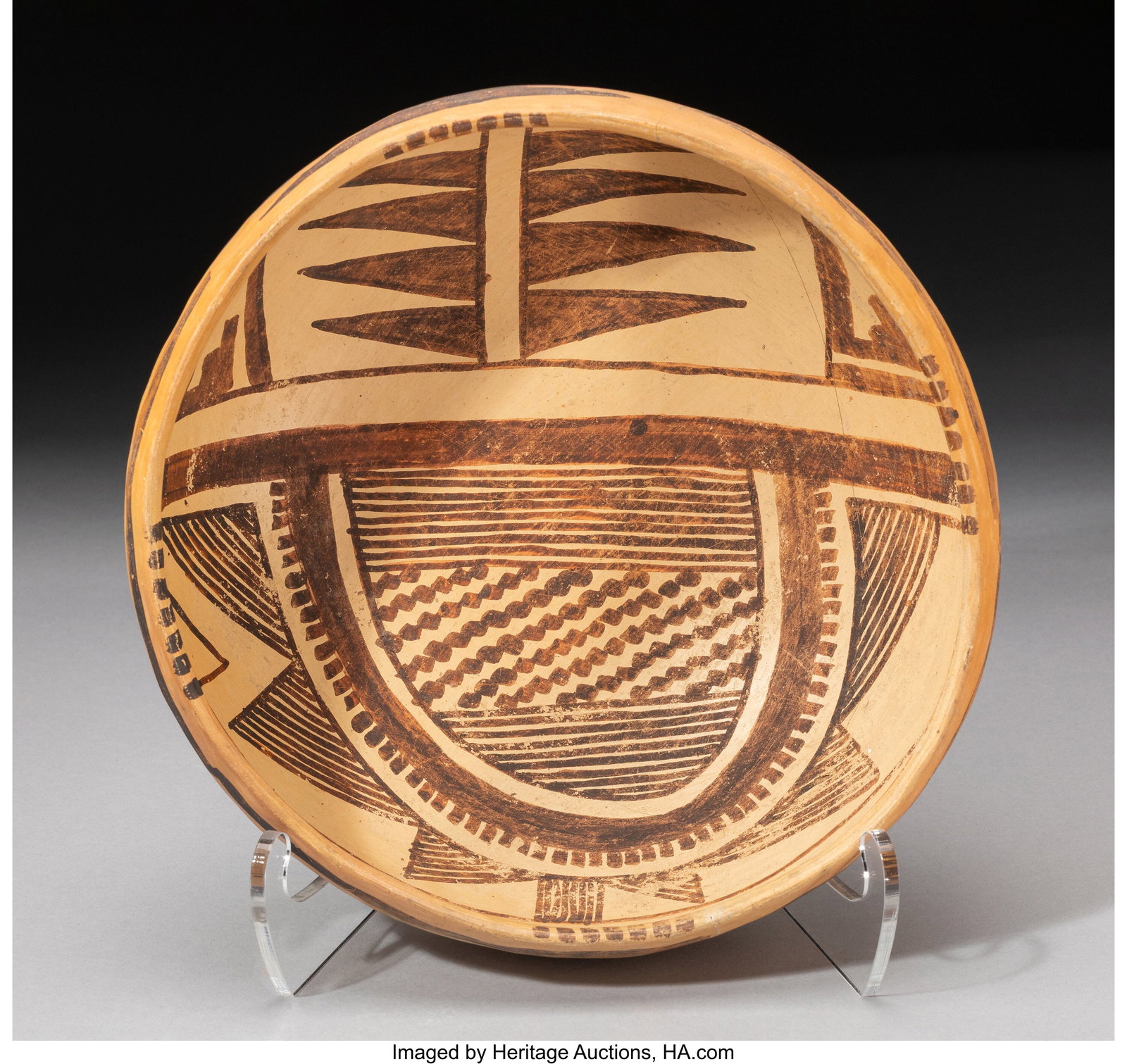 A Jeddito (?) Yellowware Bowl c. 1300 - 1600 A (1 of 4)