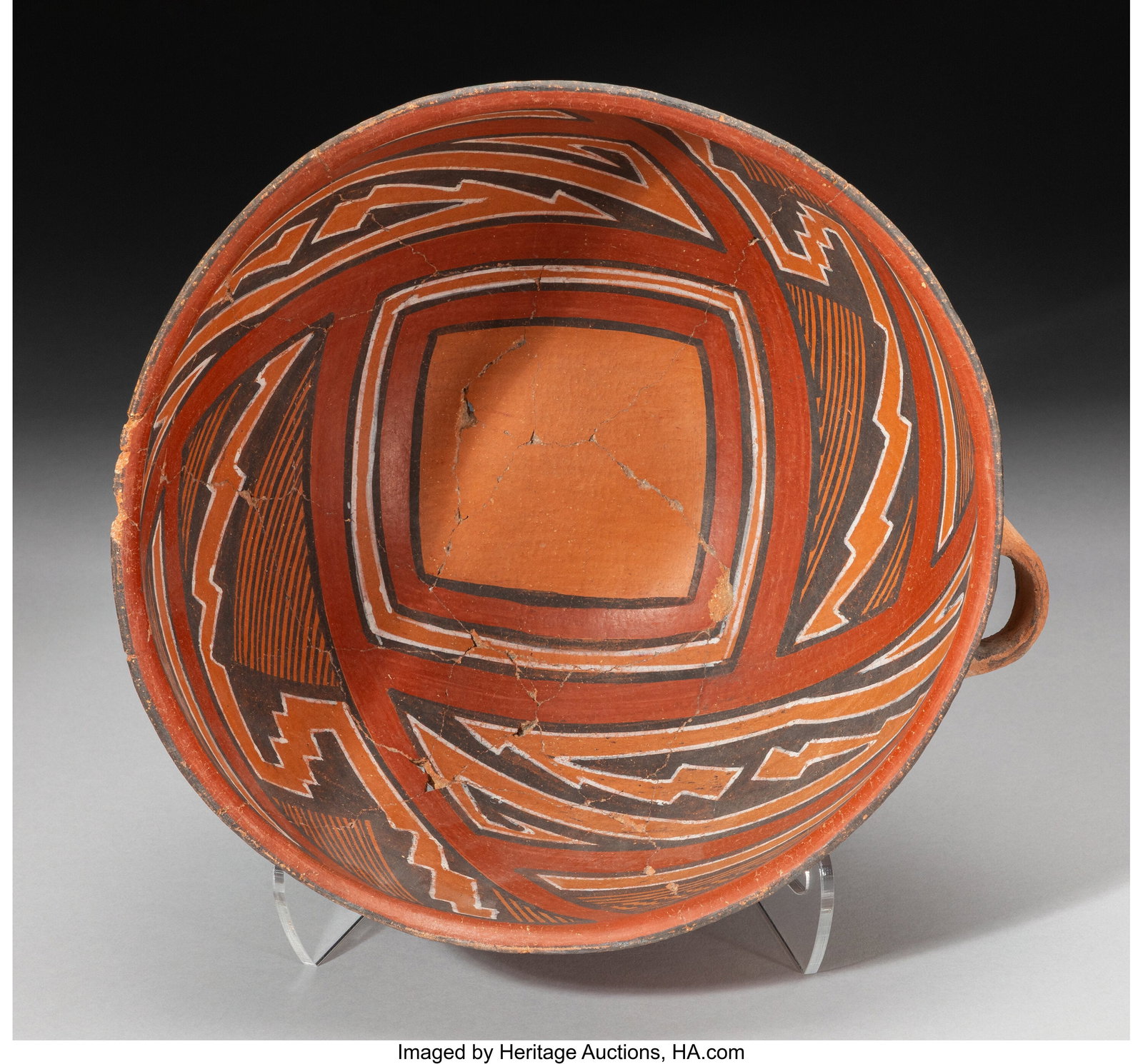 A Tusayan Polychrome Bowl c. 1250 - 1300 AD  (1 of 4)