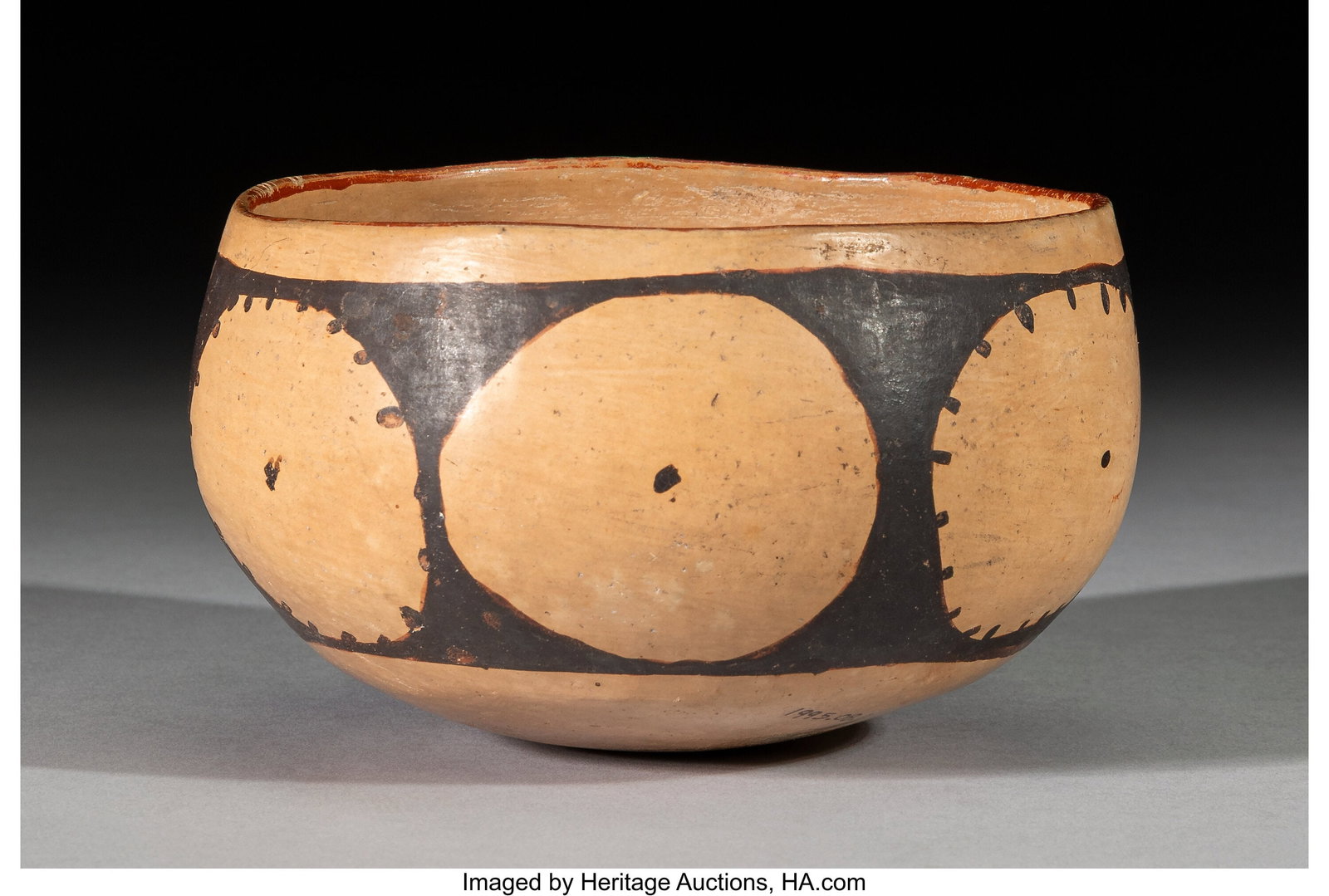 A Casas Grandes Yellowware Bowl c. 1100 - 1200  (1 of 4)
