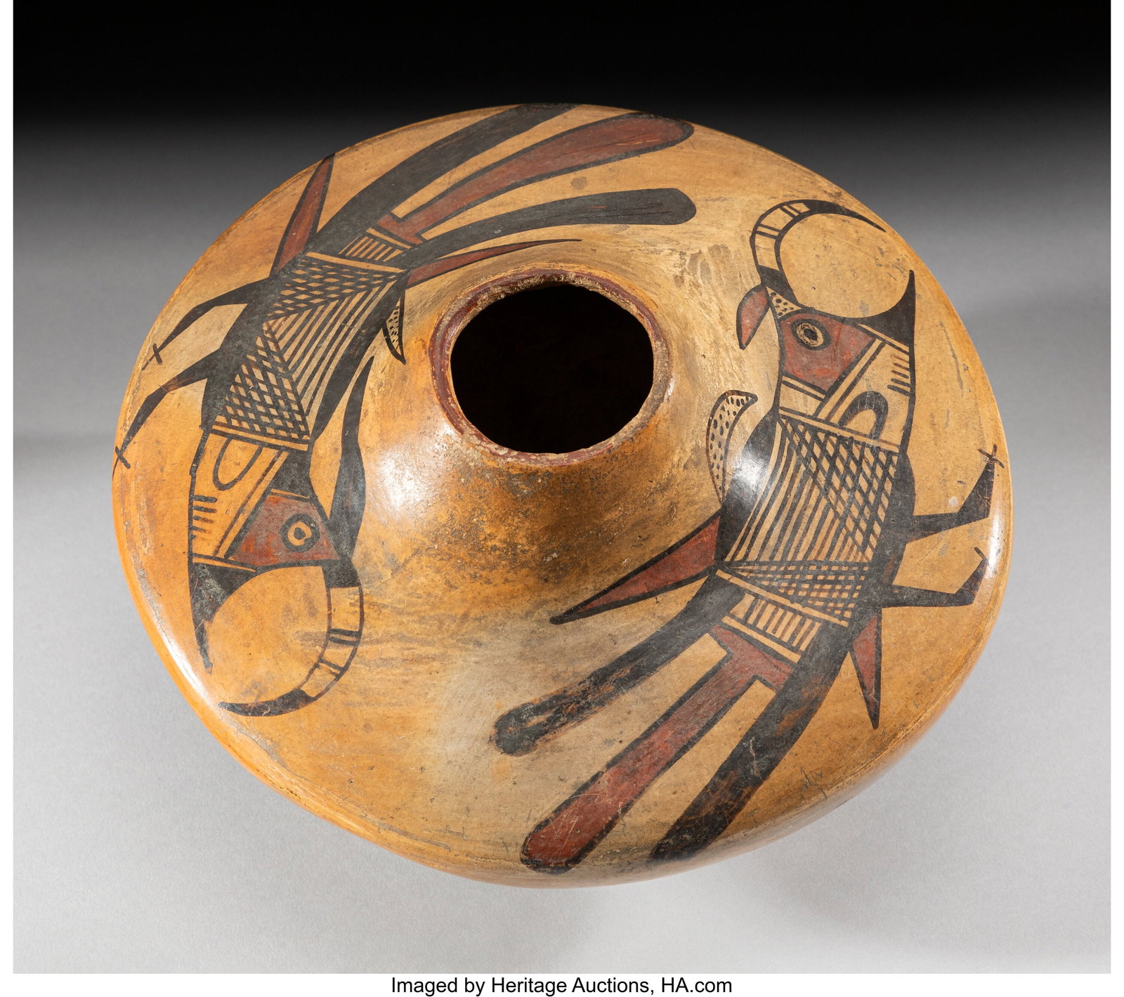 A Hopi Polychrome Seed Jar Possibly by Nampeyo  (1 of 4)