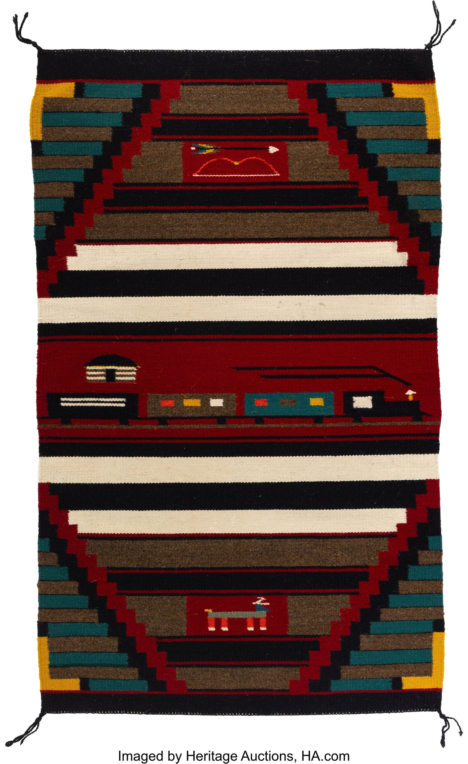 A Contemporary Navajo Pictorial Rug James Joe c (1 of 2)
