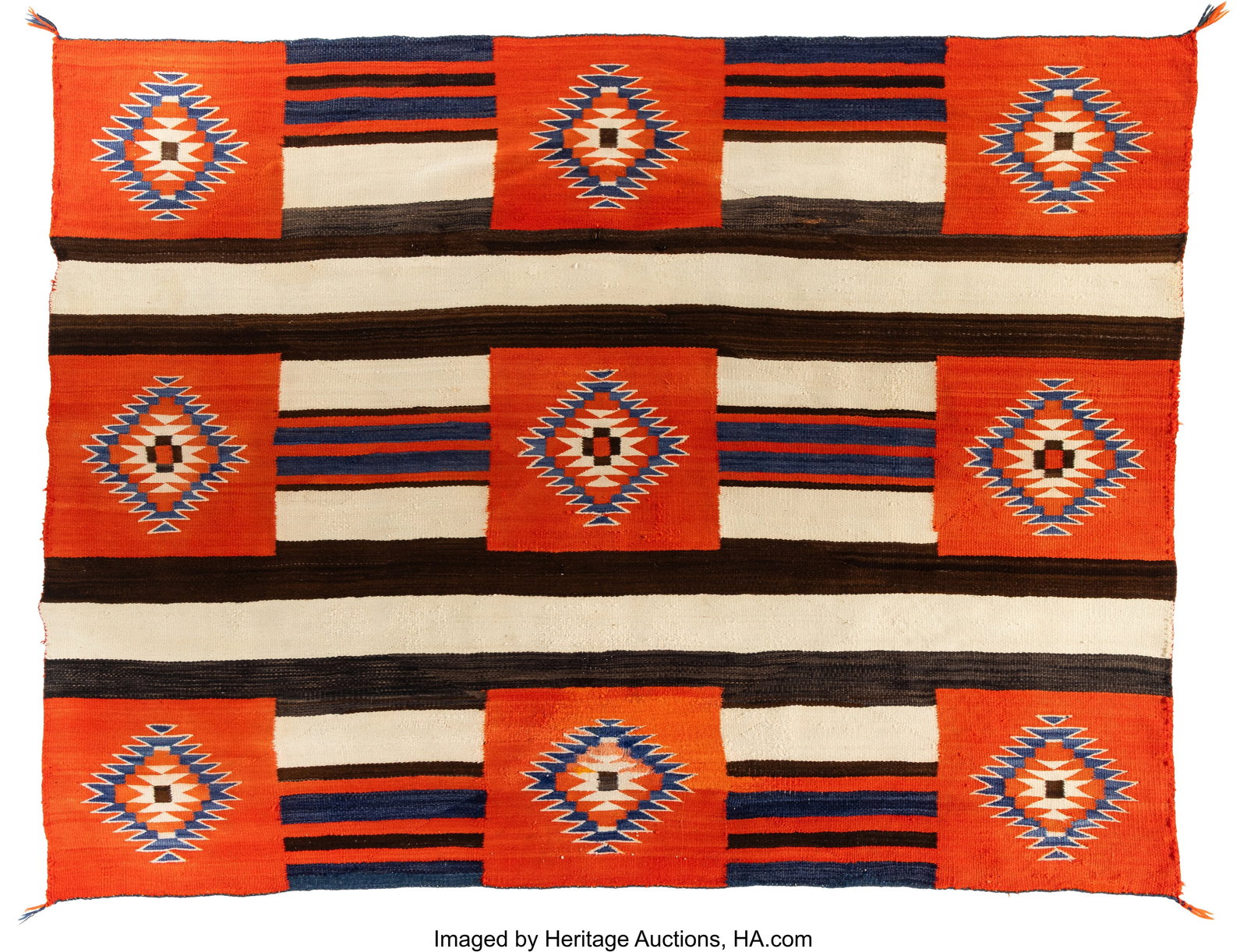A Navajo Man's Wearing Blanket Third Phase Chi (1 of 2)