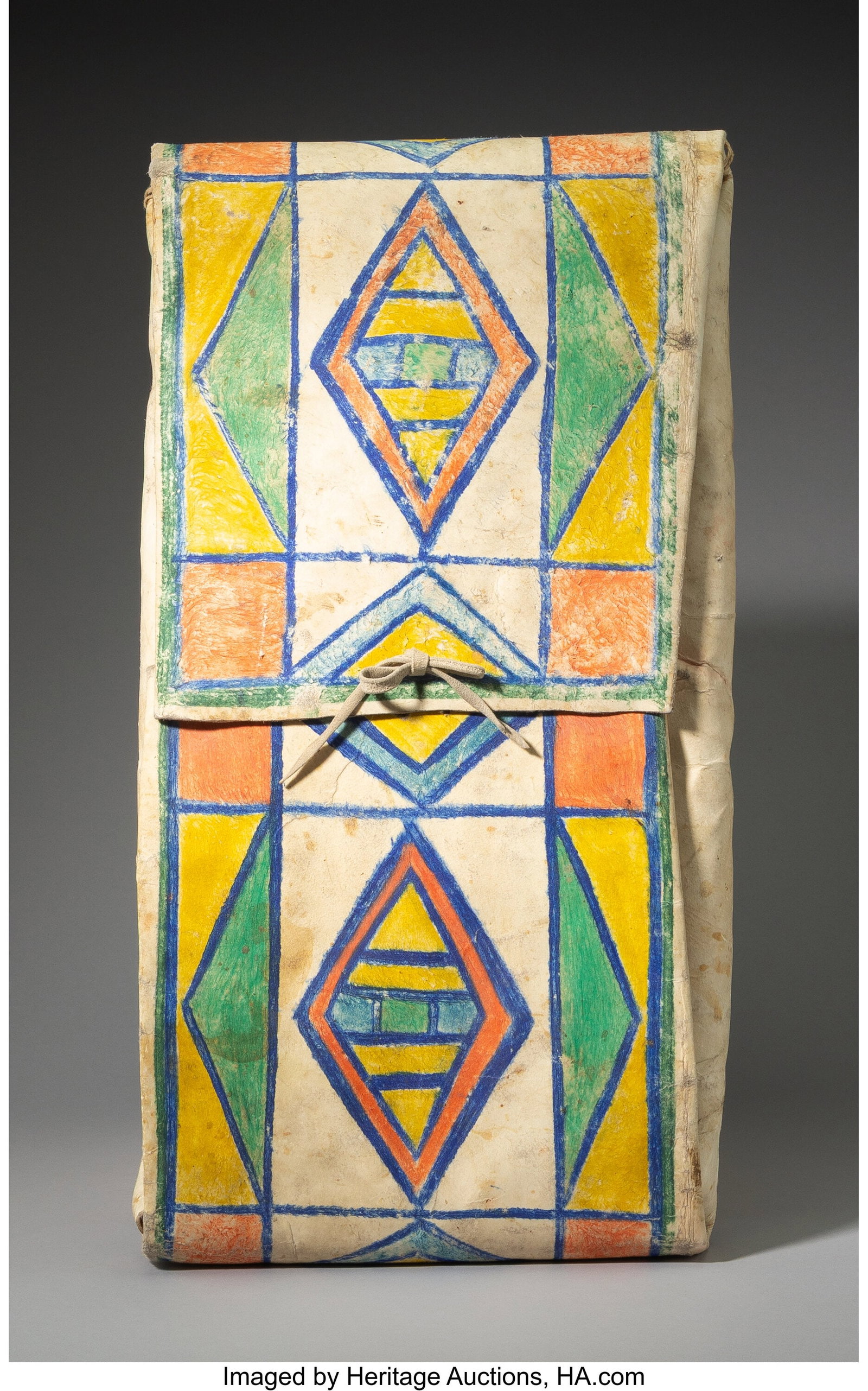 A Northern Plains Painted Parfleche Envelope c (1 of 4)