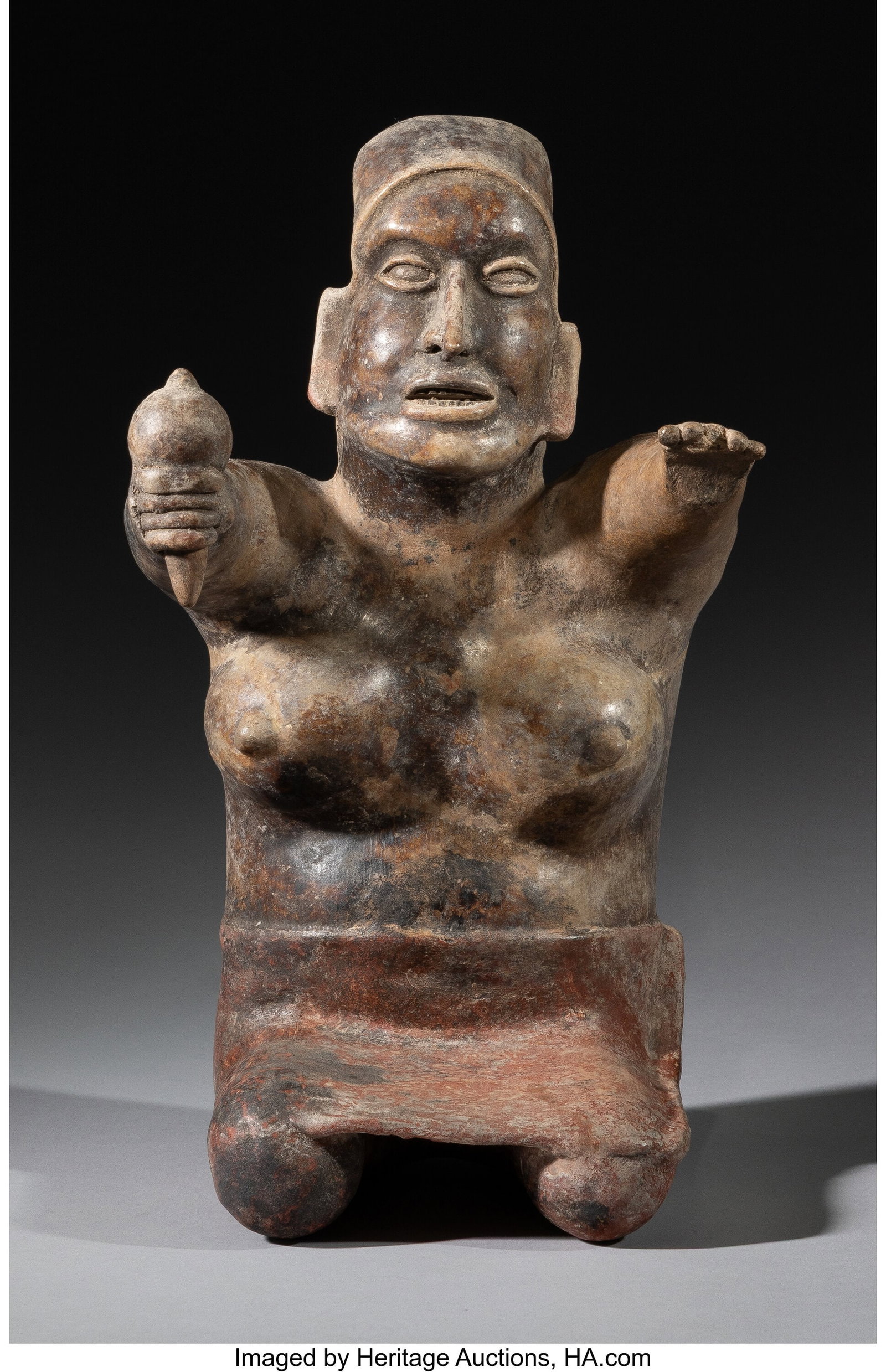 A Jalisco Seated Female West Mexico, c. 250 BC (1 of 4)