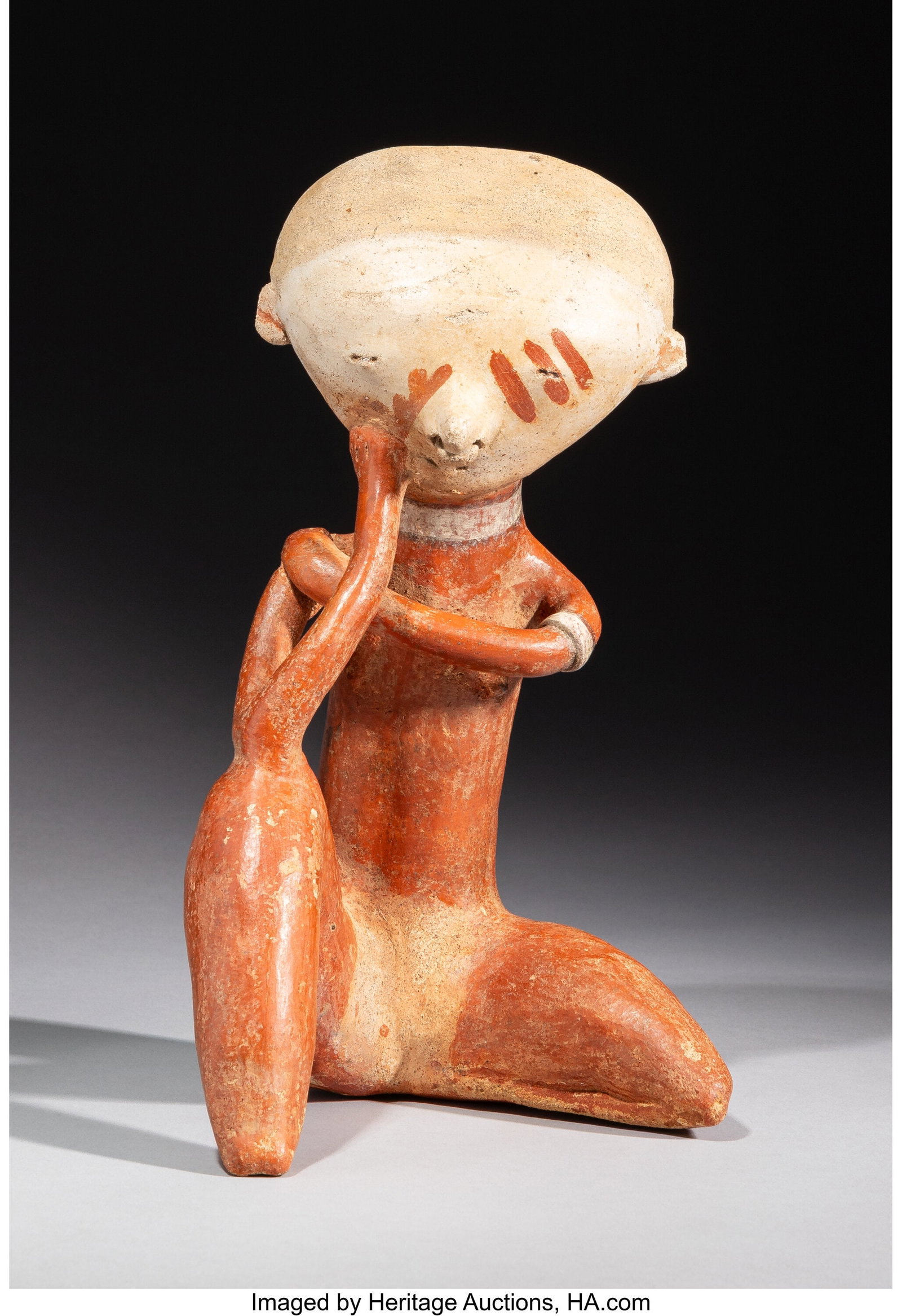A Chinesco Seated Figure Nayarit, West Mexico,  (1 of 5)