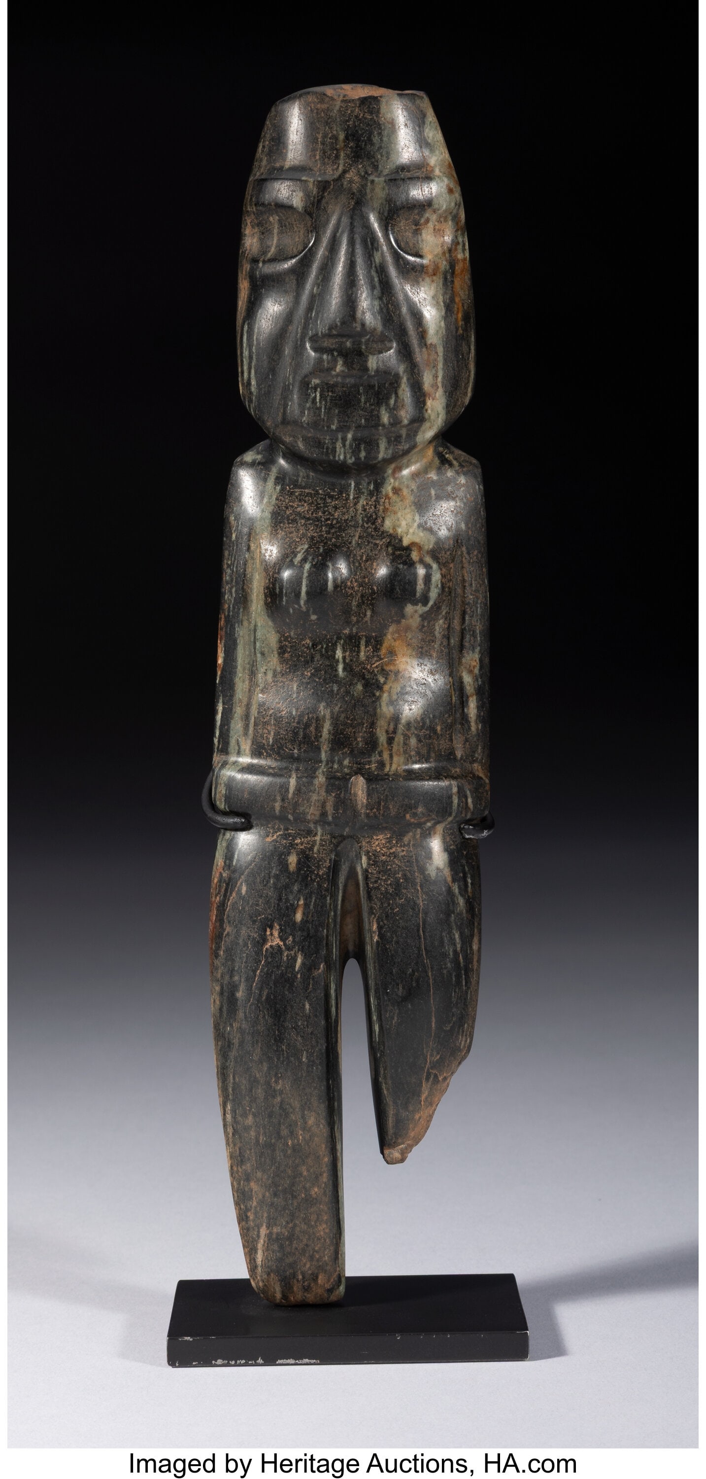 A Rare Mezcala Female Figure Mexico, c. 500–1 (1 of 4)