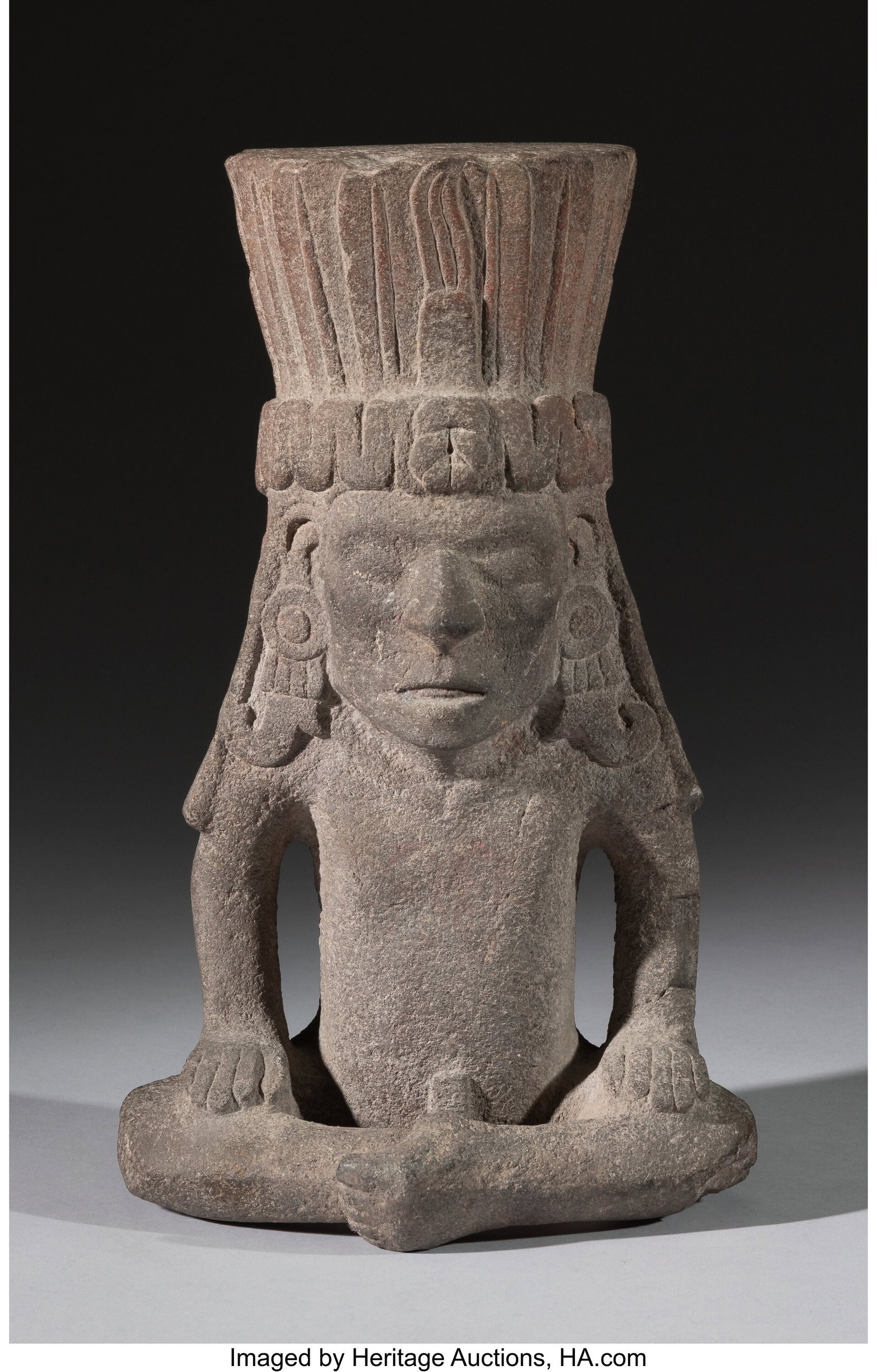 A Finely Detailed Aztec Figure Mexico, c. 1200-1500 AD (1 of 4)