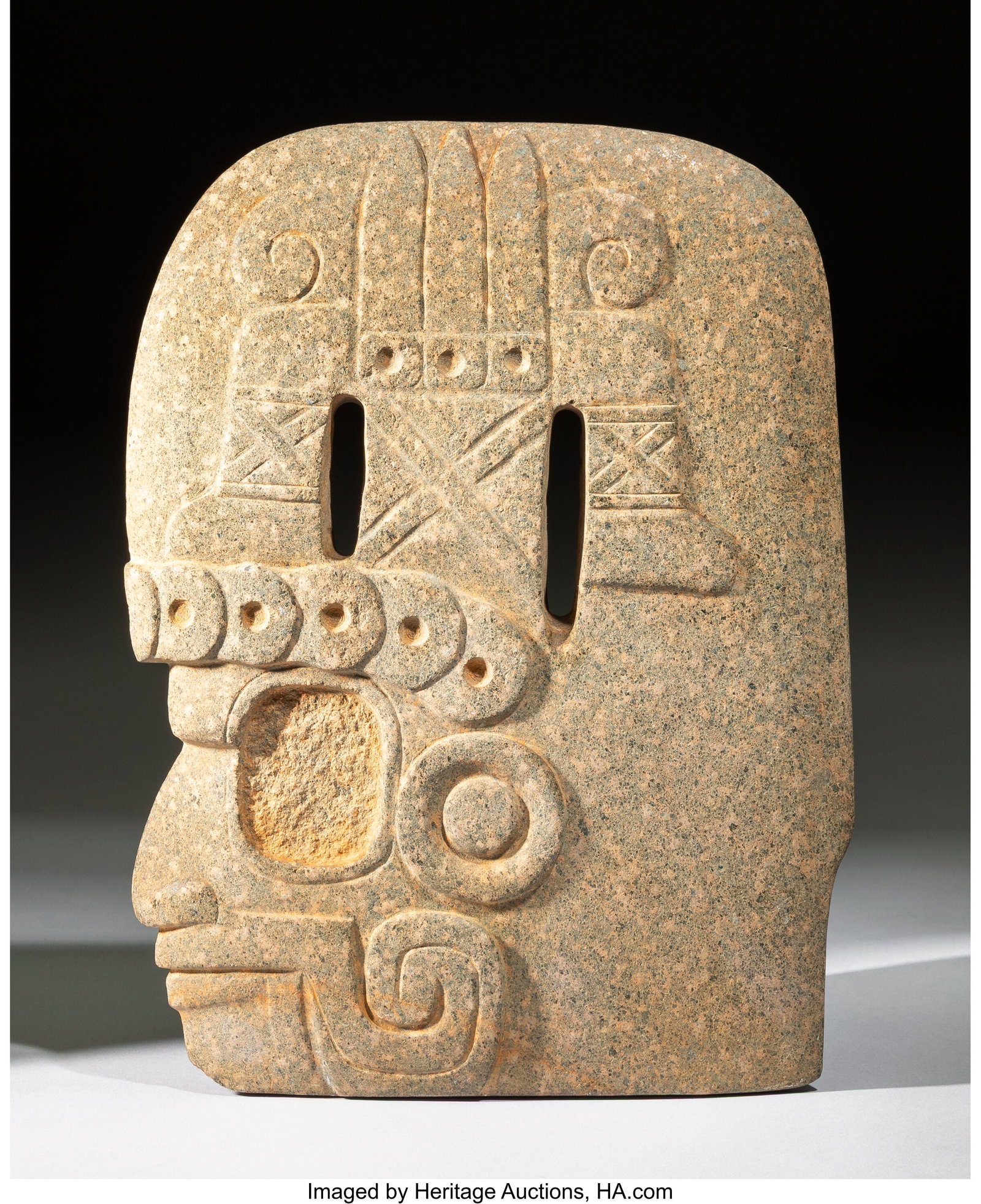 A Hacha with Maize Headdress Mexico, c. 600–9 (1 of 3)