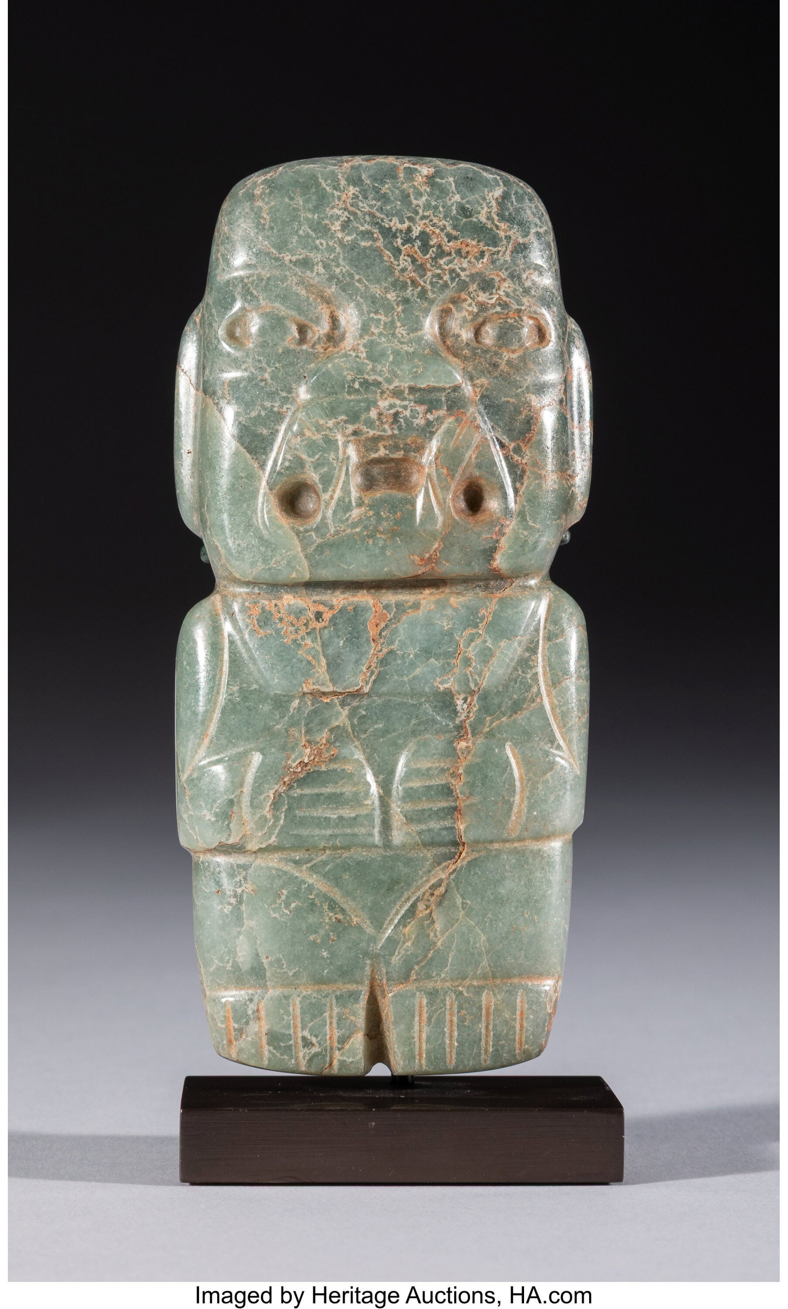 An Olmec Transformation Figural Pendant Mesoame (1 of 4)