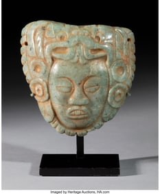 70313&colon; A Maya Jade Pectoral  Mesoamerica&comma; c&period; 600–900 