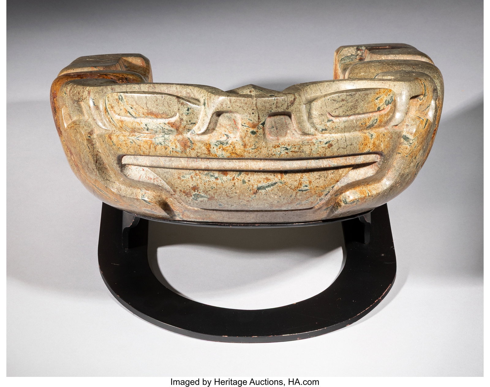 A Maya Stone Yoke Gulf Coast, Mexico, c. 500– (1 of 4)