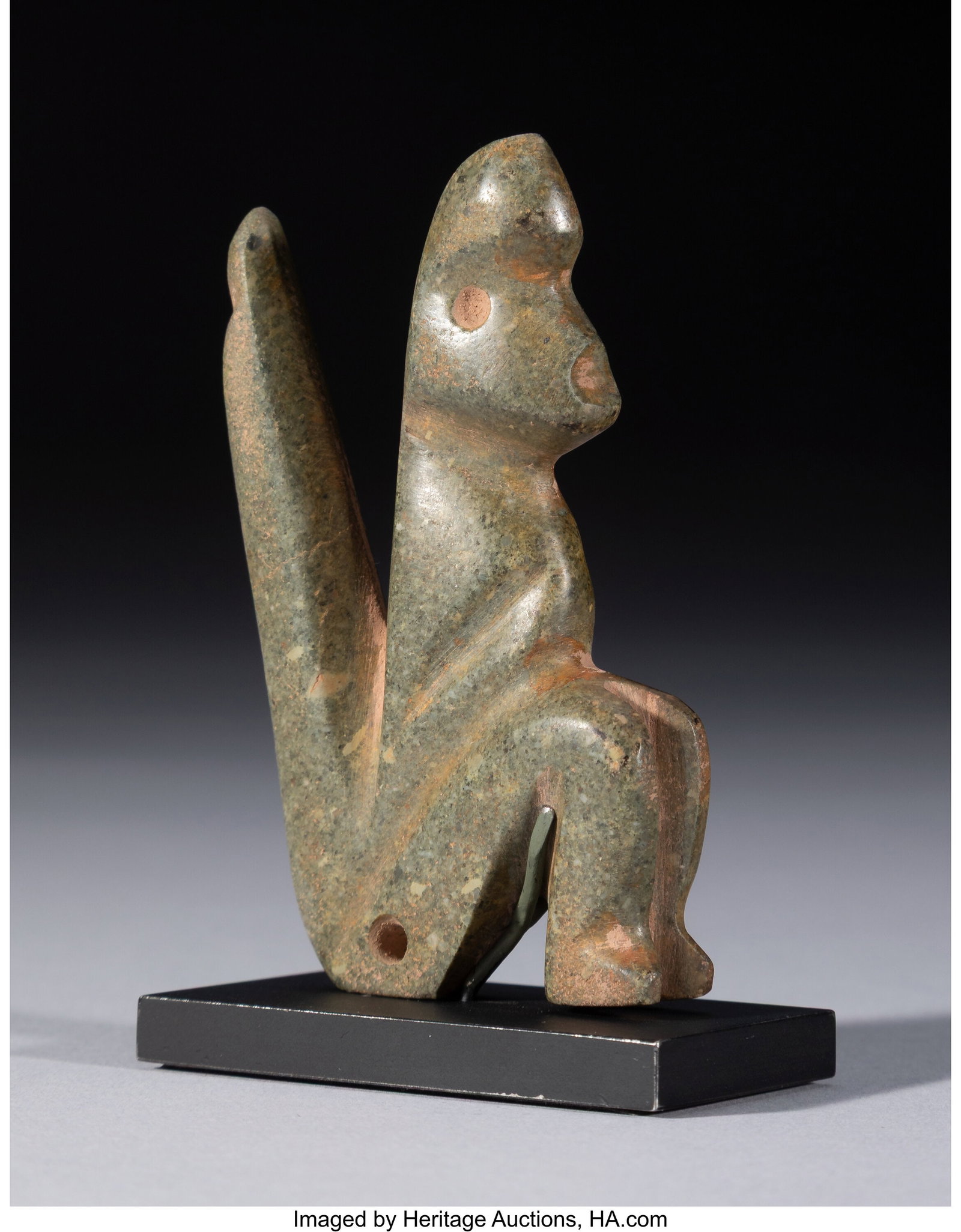 A Seated Monkey Pendant Costa Rica, c. 500–10 (1 of 4)