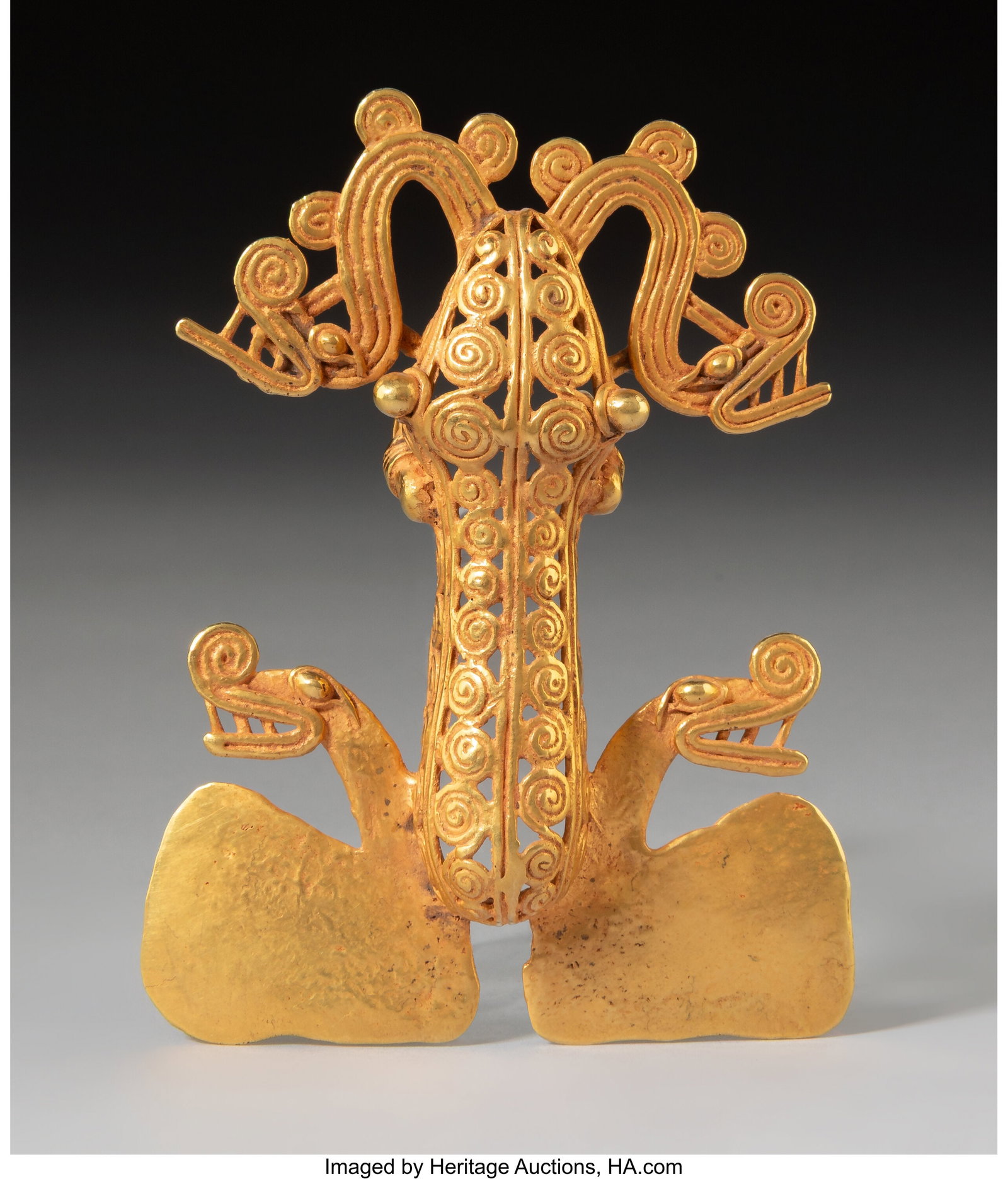 A Cocle Gold Frog Pendant Panama, c. 800–1200 (1 of 4)