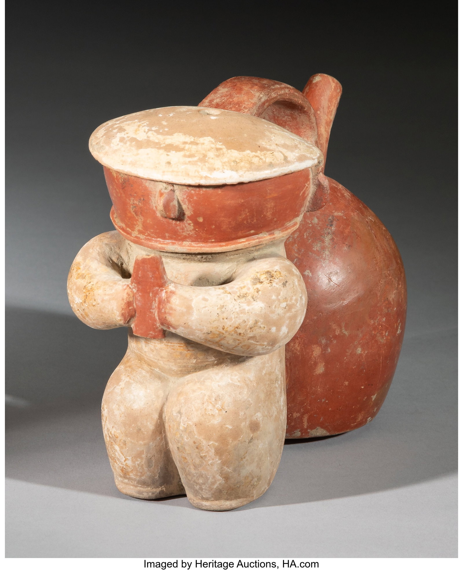 A Chorrera Whistling Vessel Ecuador, c. 1000– (1 of 7)