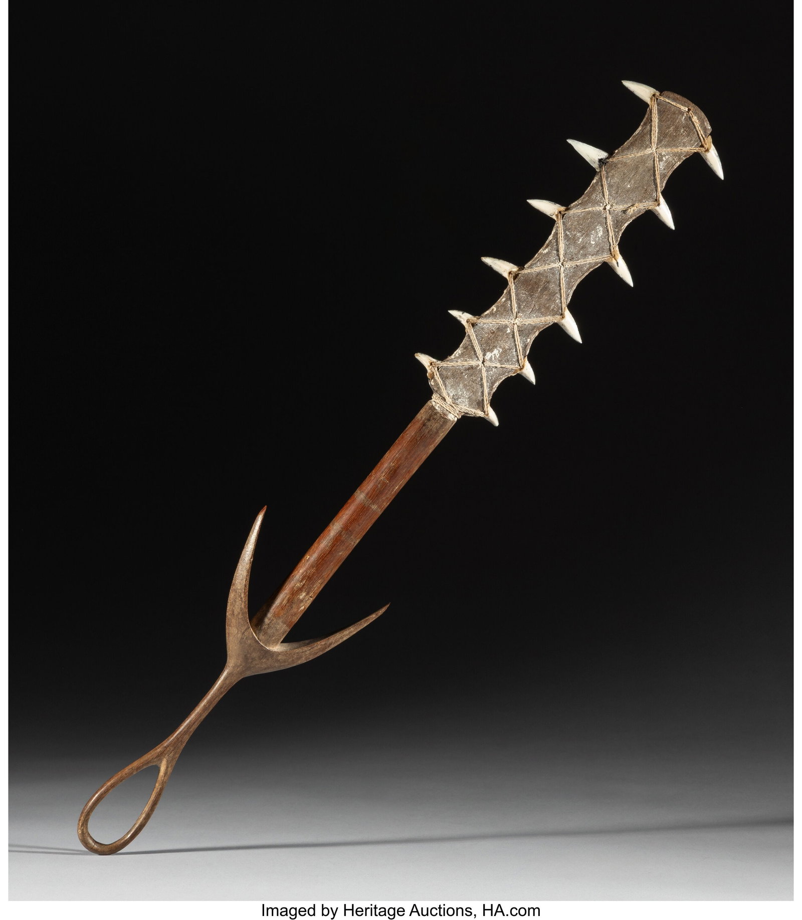A Rare Shark-Tooth Weapon, Wuvulu Island Micron (1 of 2)