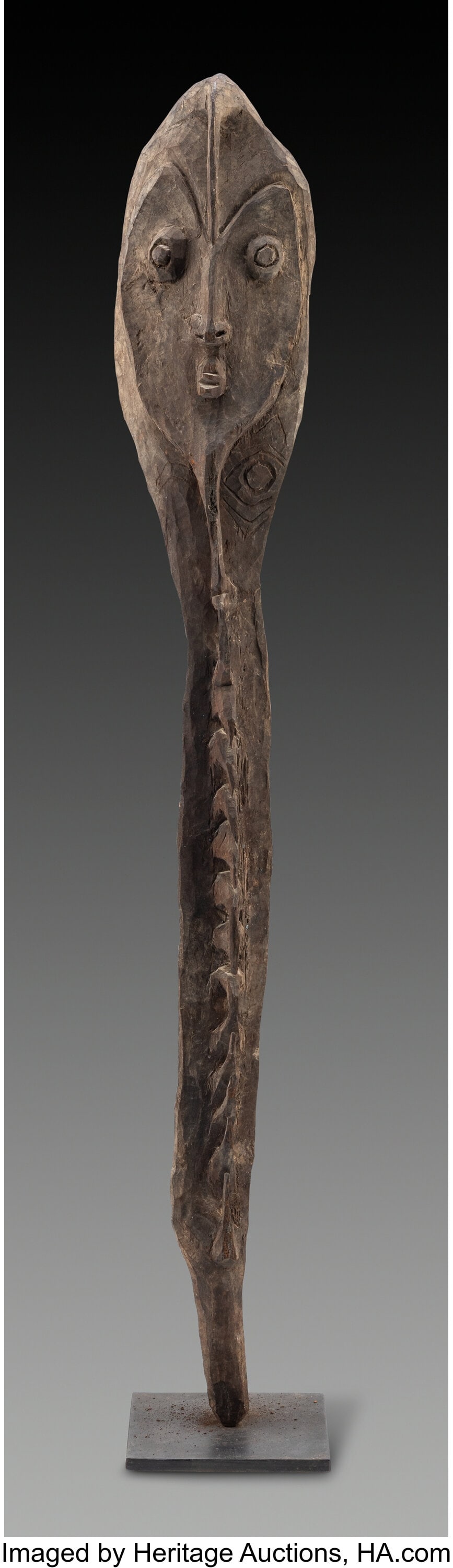A Bahinemo Hook Figure Hunstein Mountains, Papu (1 of 3)