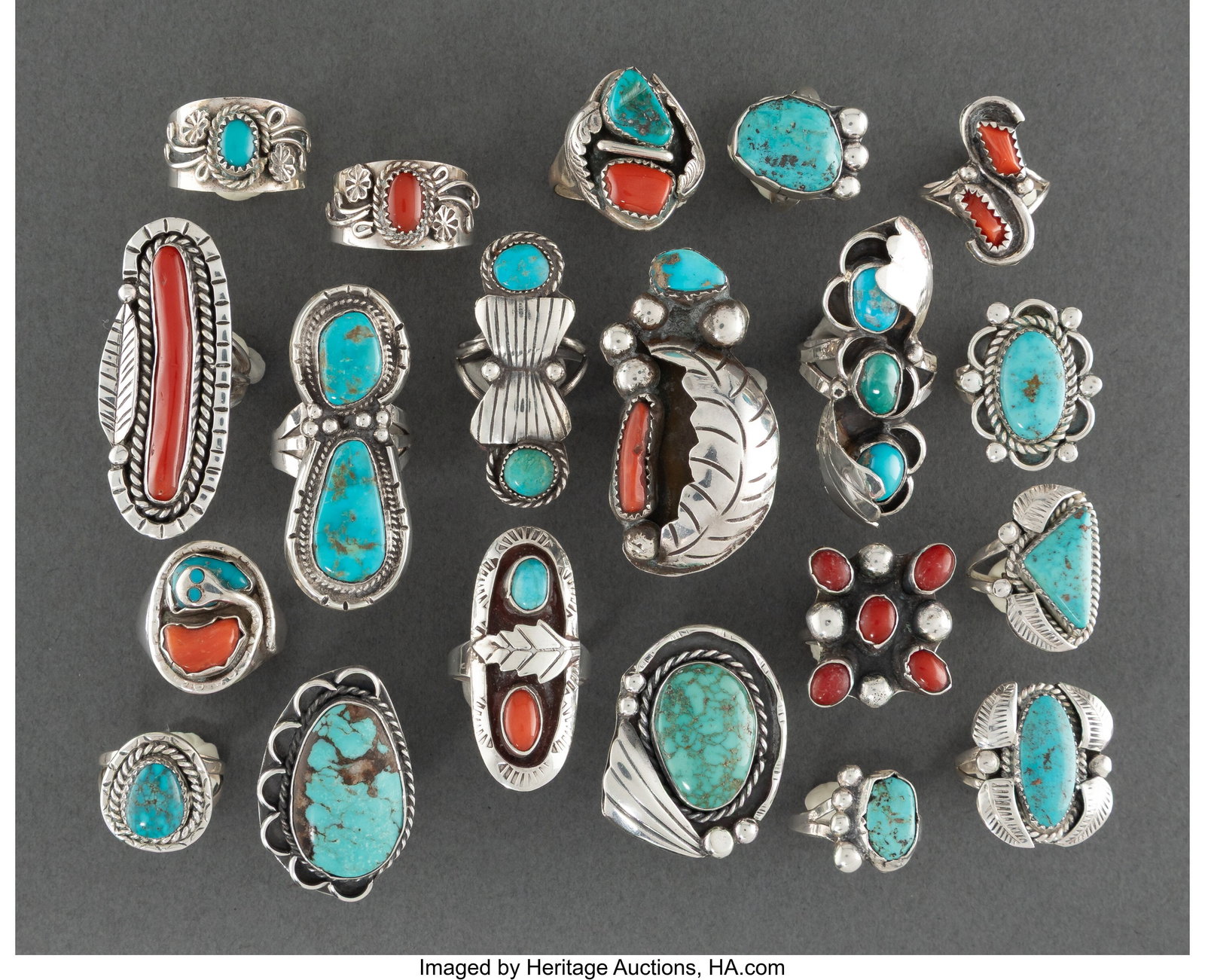 Twenty Southwest Rings Sizes: ranging from 5 t (1 of 2)