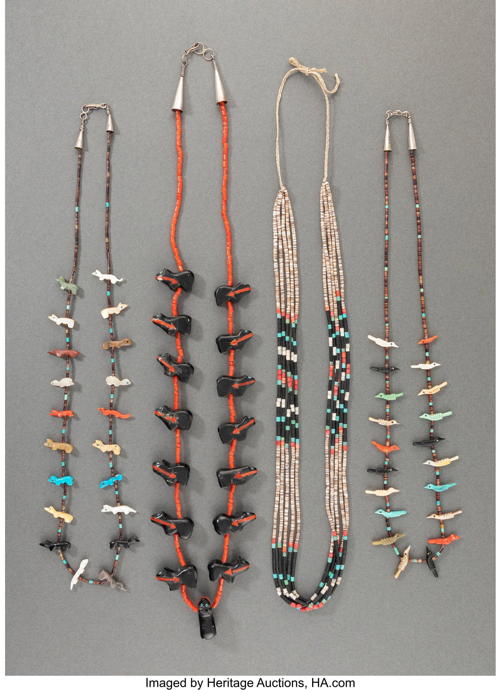 Four Southwest Necklaces c. 1975 Lengths: ran (1 of 1)