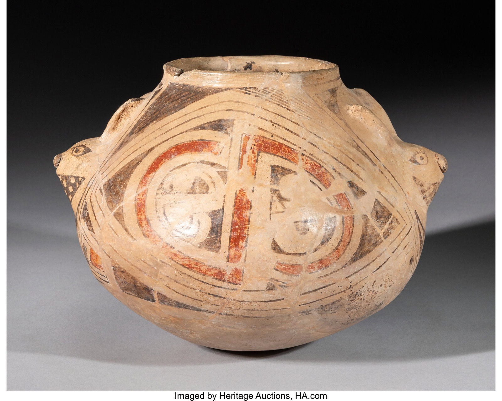 A Casas Grandes Polychrome Effigy Jar c. 1100  (1 of 5)
