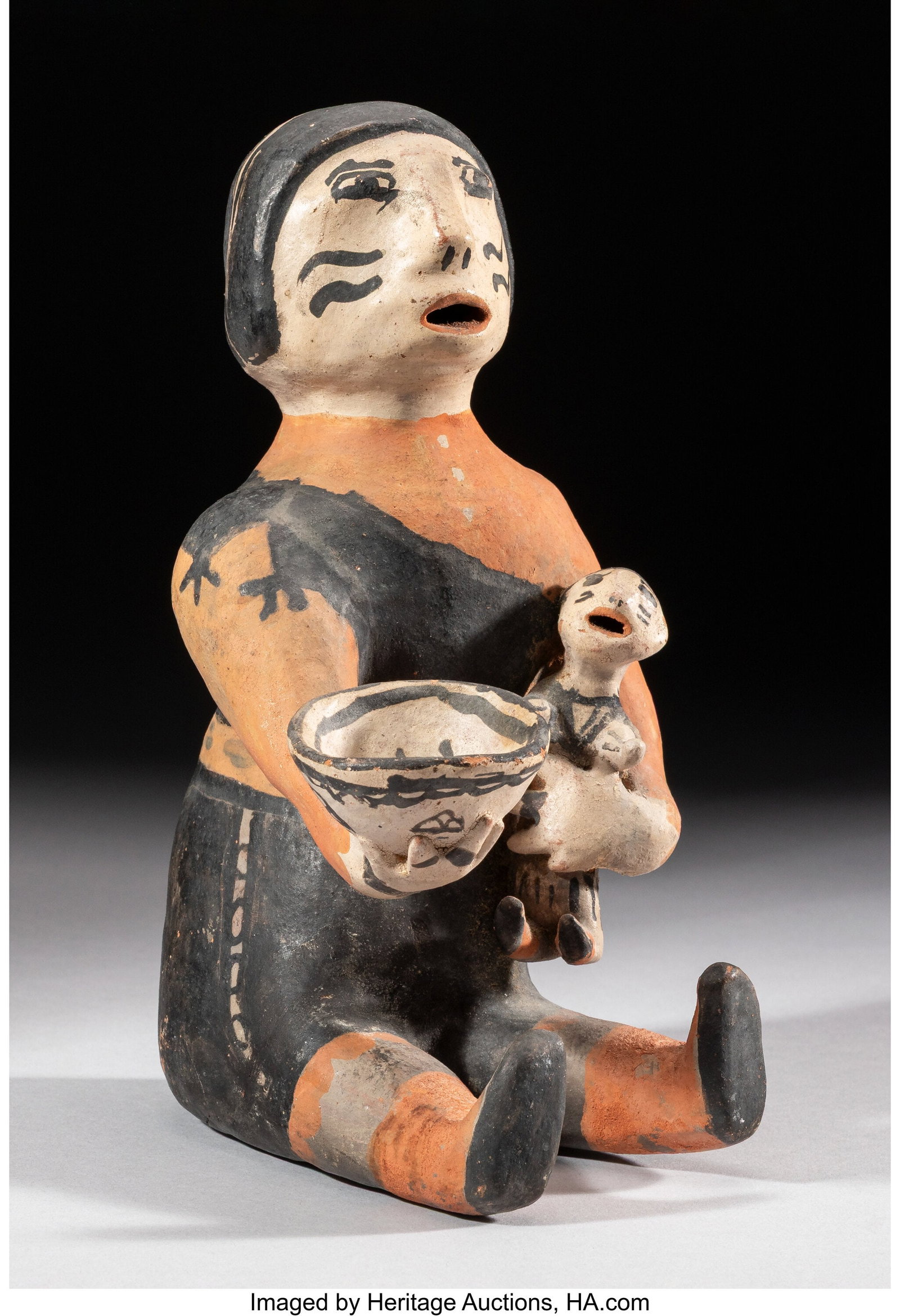 A Cochiti Polychrome Storyteller Teresita Rom (1 of 3)