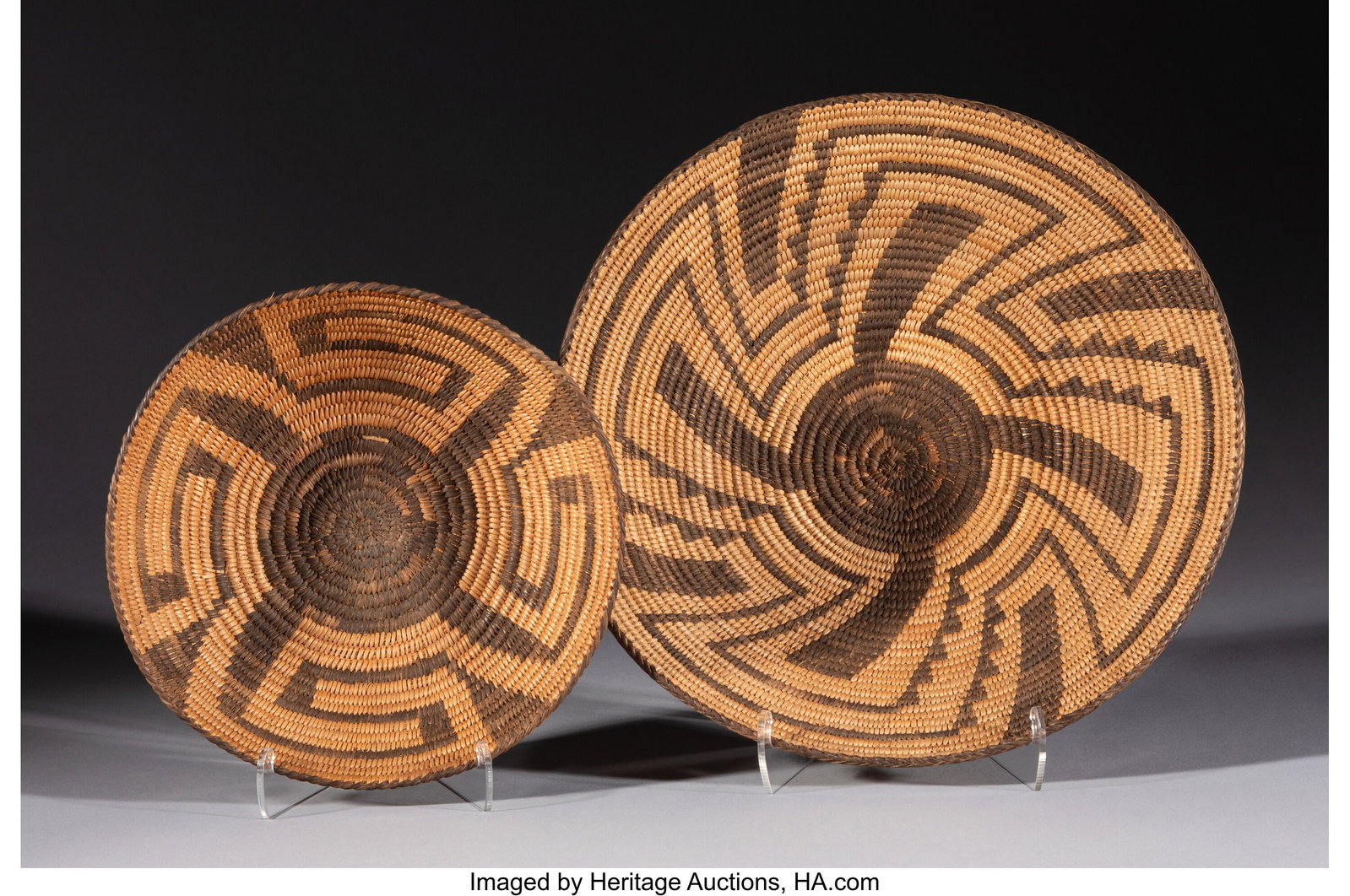Two Pima Coiled Bowls (1 of 3)