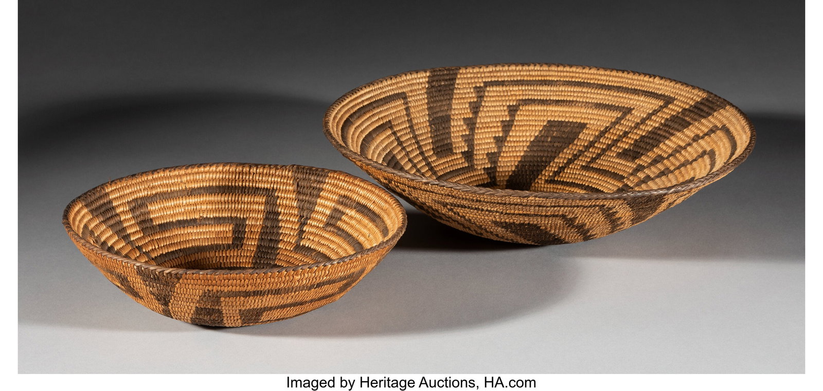Two Pima Coiled Bowls - 2