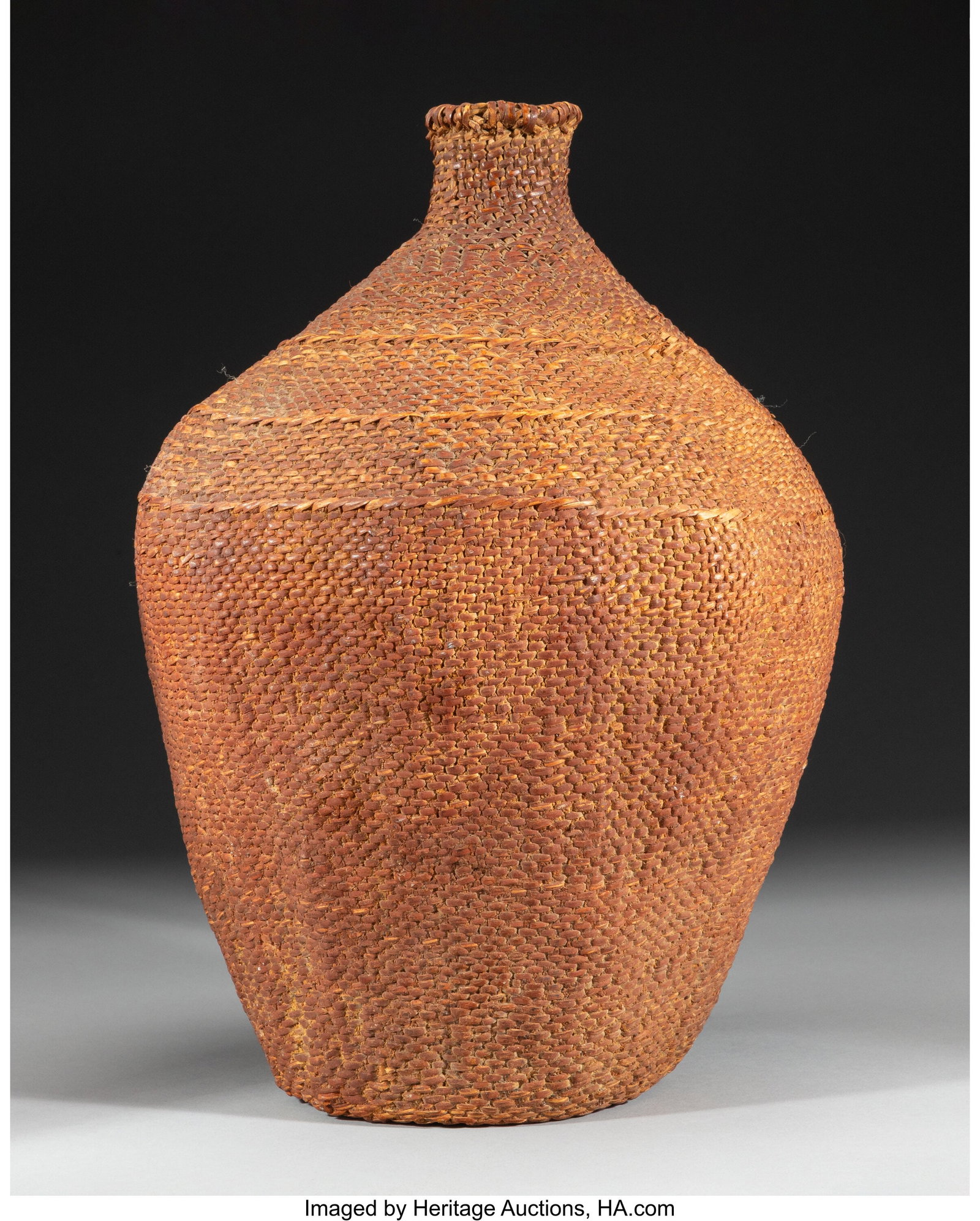A Paiute Twined Seed Jar (1 of 3)