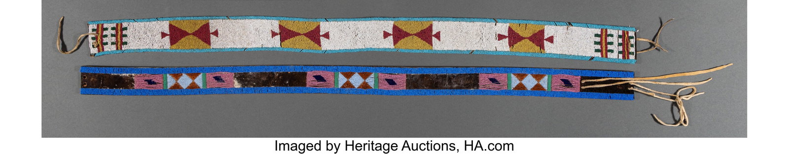 Two Plains / Plateau Panel Belts Provenance:  (1 of 2)