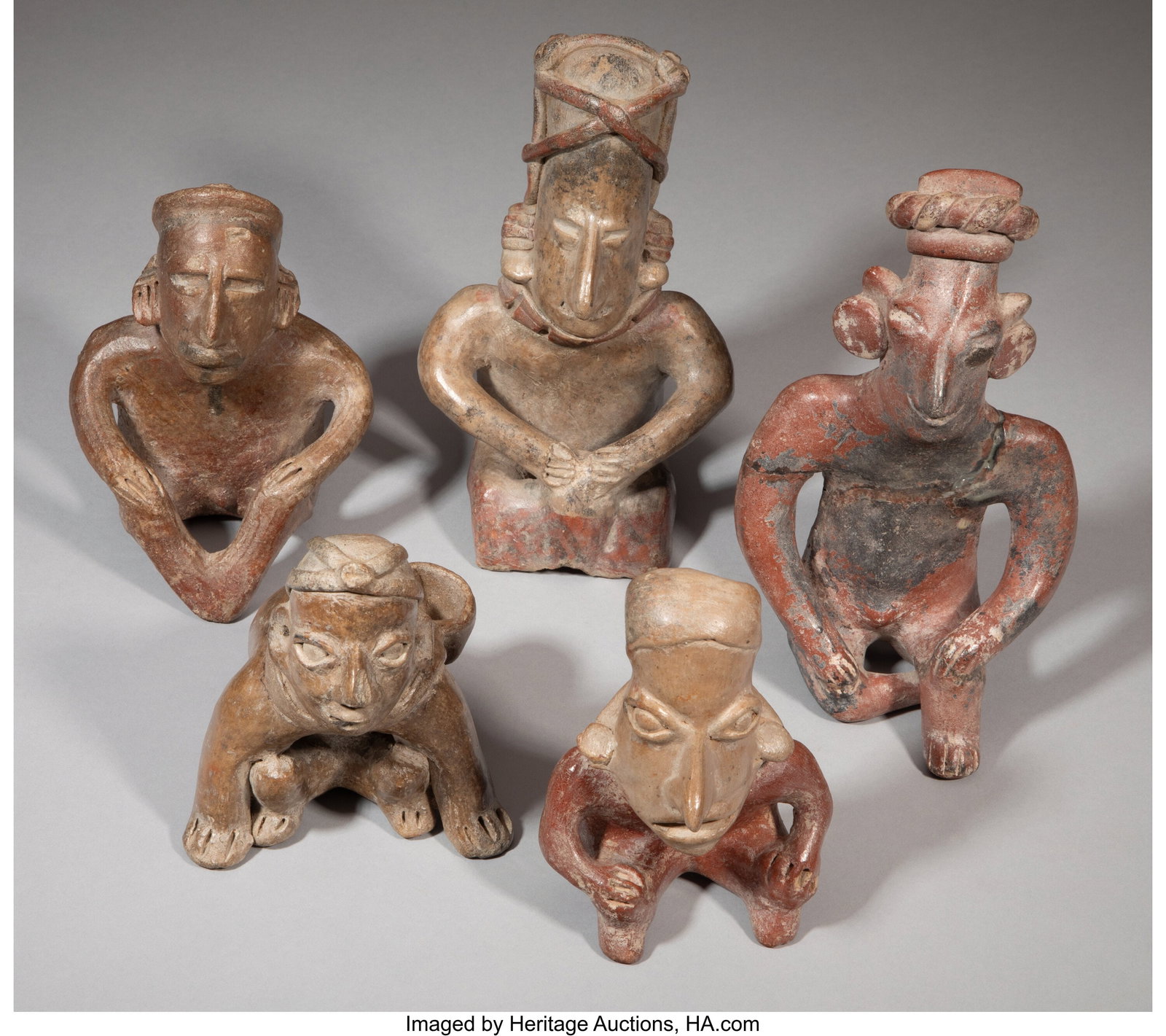 Five Jalisco Figures Heights: ranging from 5 t (1 of 2)