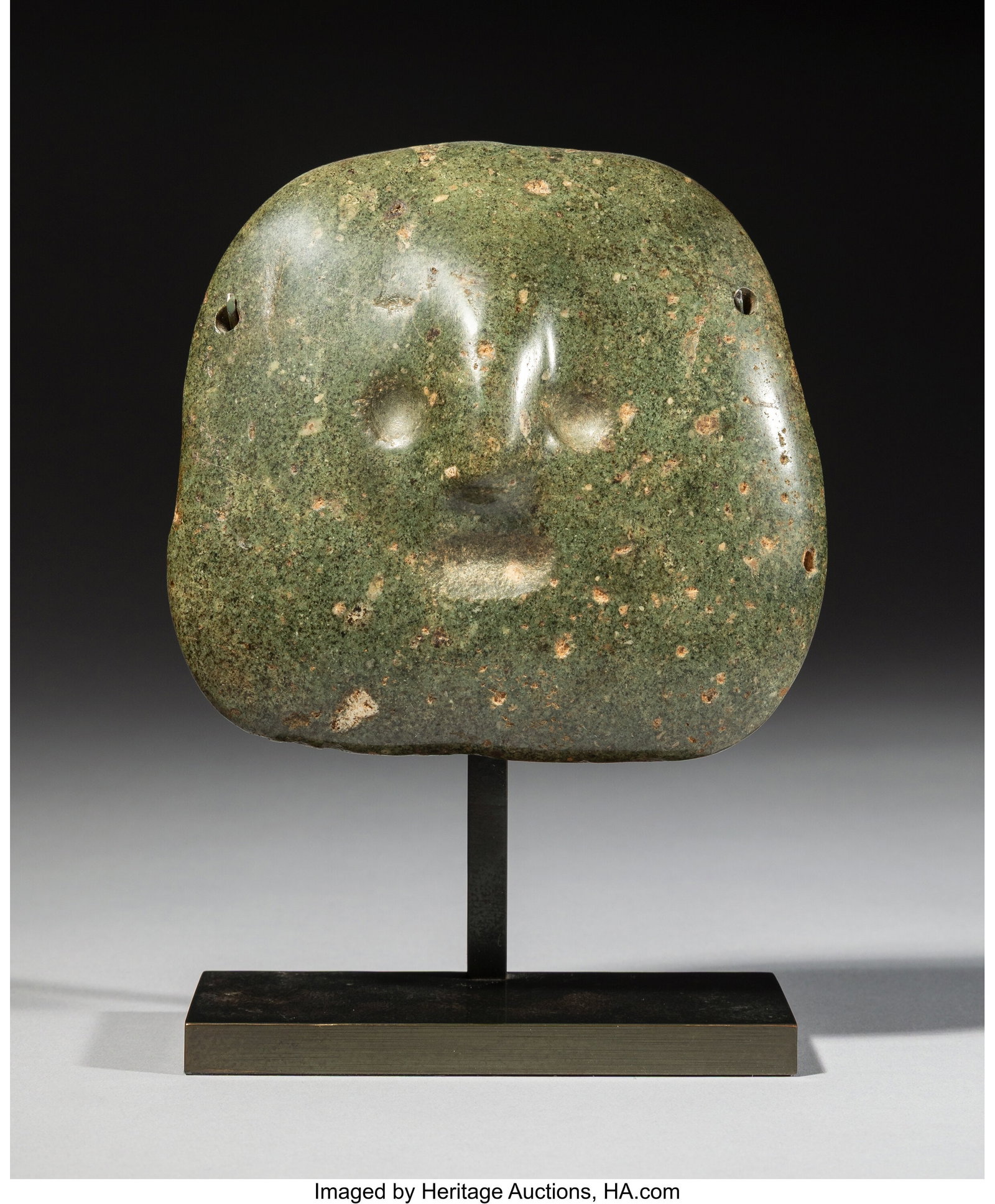 A Colima Stone Mask West Mexico, c. 300 BC–3 (1 of 4)