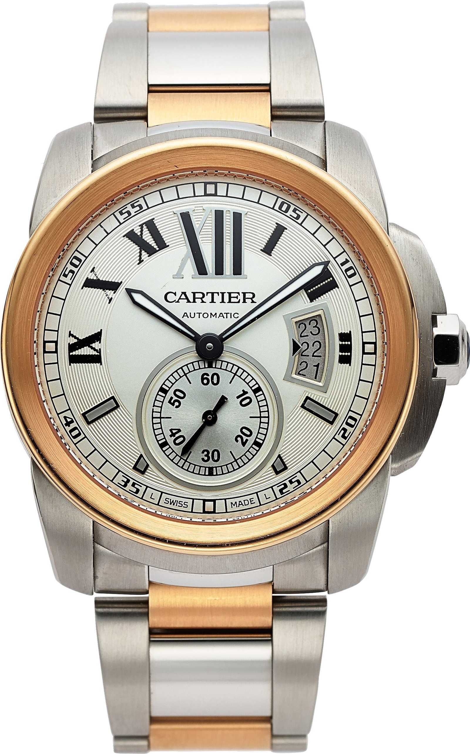Calibre de Cartier, Two Tone, Automatic, Ref. 33 (1 of 4)