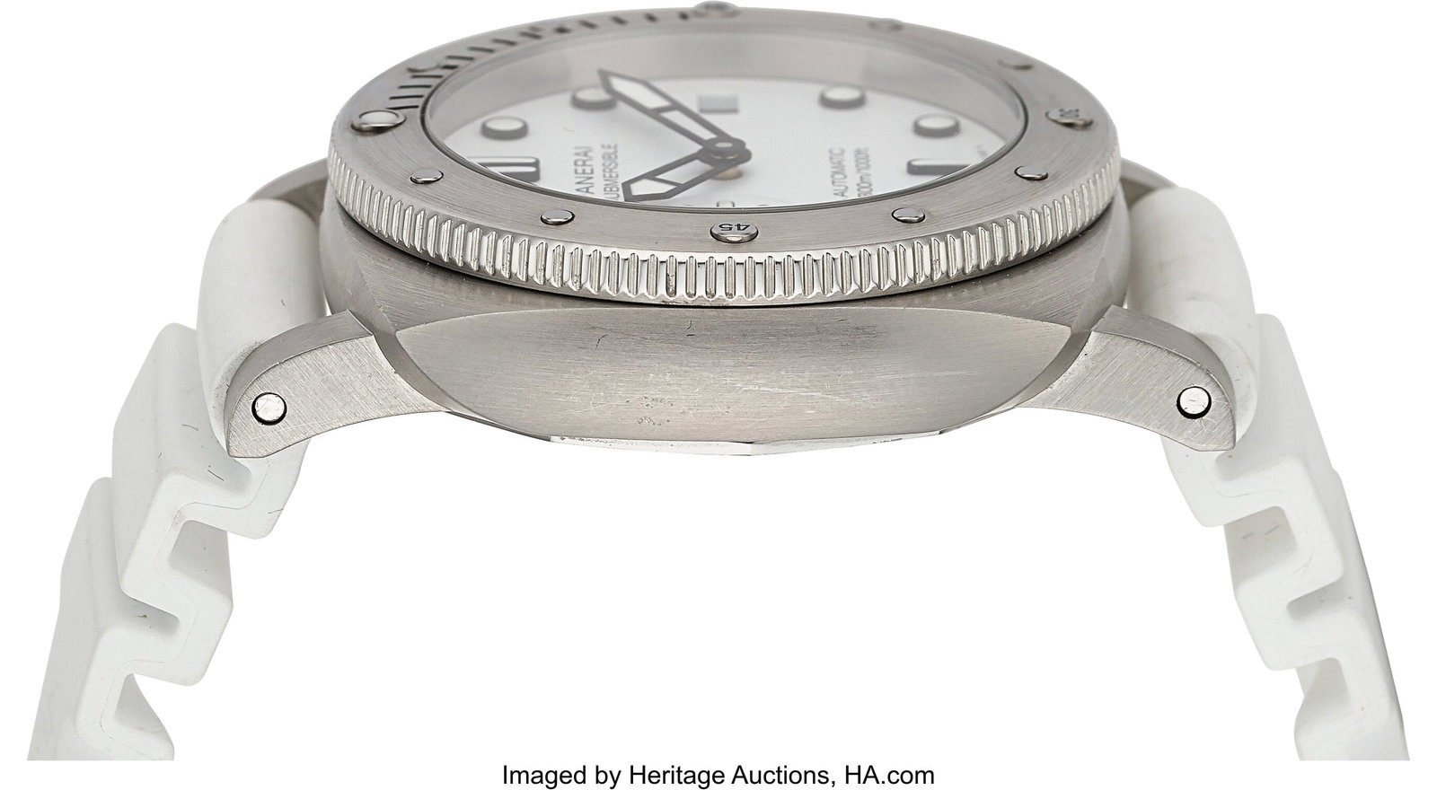 Panerai Submersible, White Dial, Full Set, Ref.  - 3