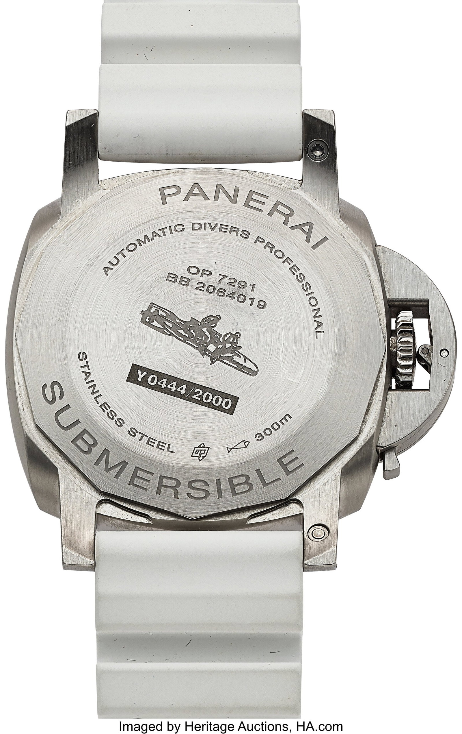 Panerai Submersible, White Dial, Full Set, Ref.  - 4
