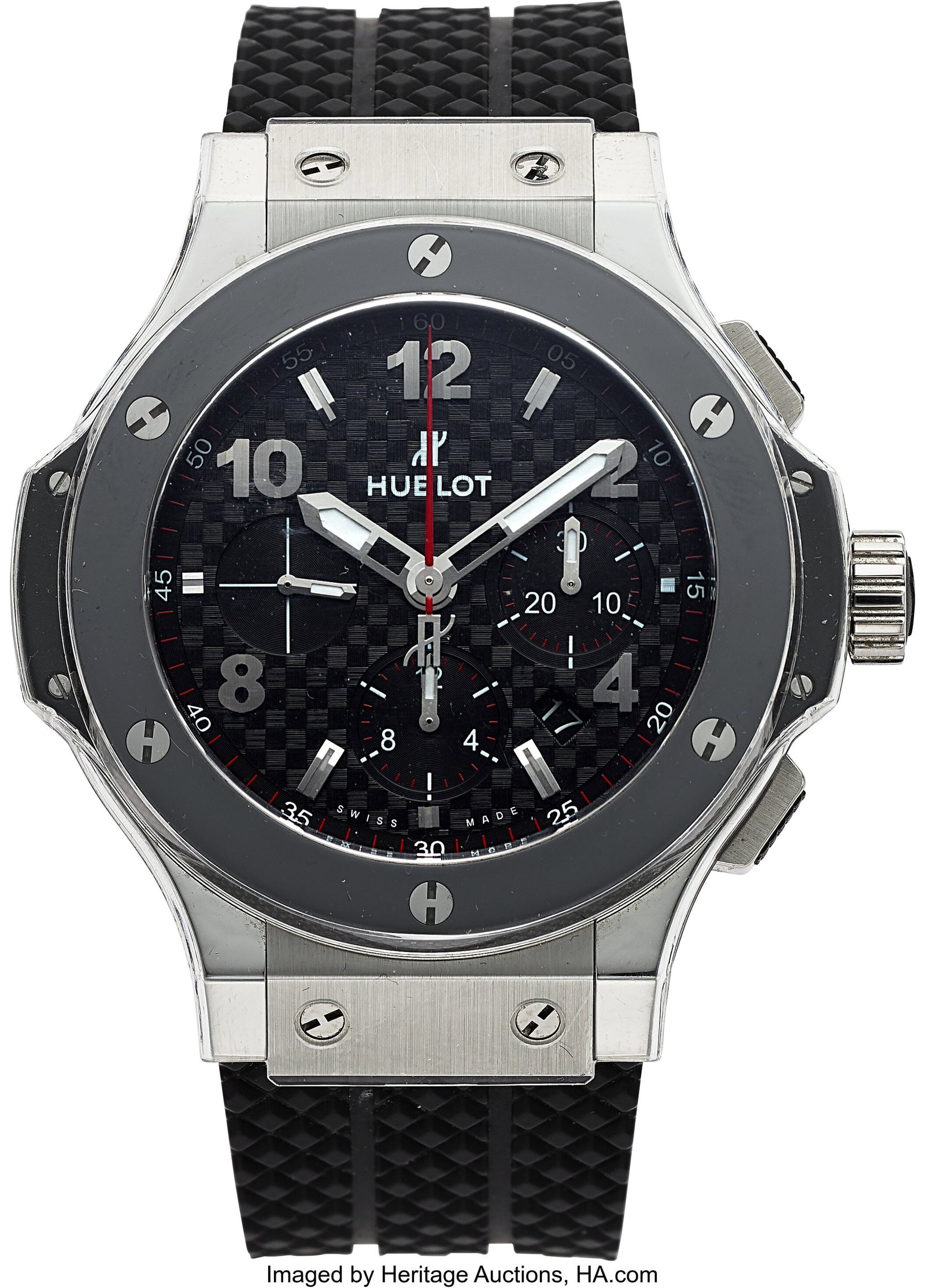 Hublot Big Bang Ref. 301.SB.131.RX Automatic Chr: Hublot Big Bang Ref. 301.SB.131.RX Automatic Chronograph, Full Set Case: 44 mm, stainless steel and ceramic, three body, transparent case