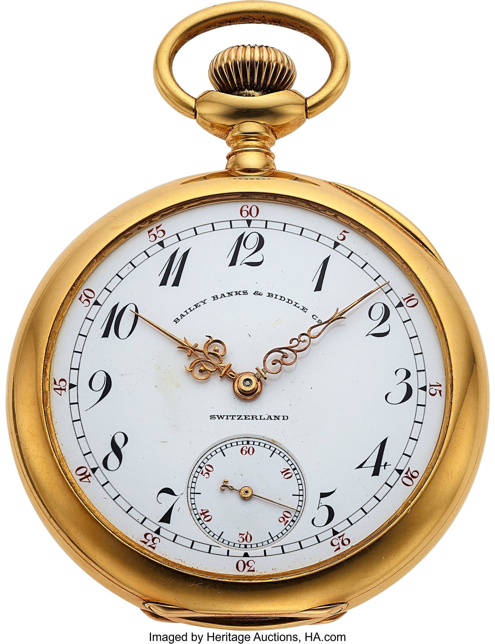 Patek Philippe, Gold Open Face Pocket Watch For  (1 of 3)