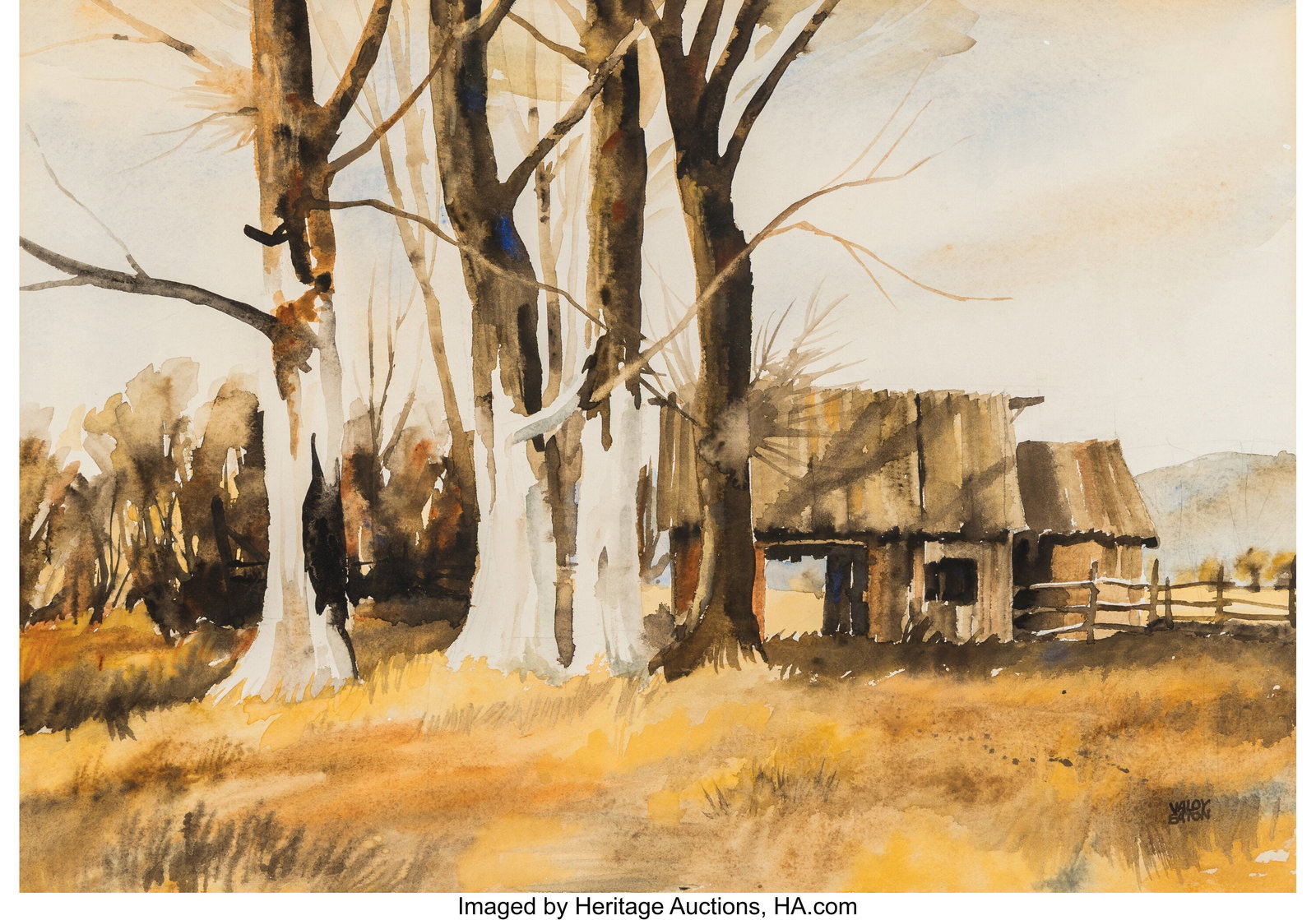 Valoy Eaton (American, b. 1938) Tucked Away Cott (1 of 2)