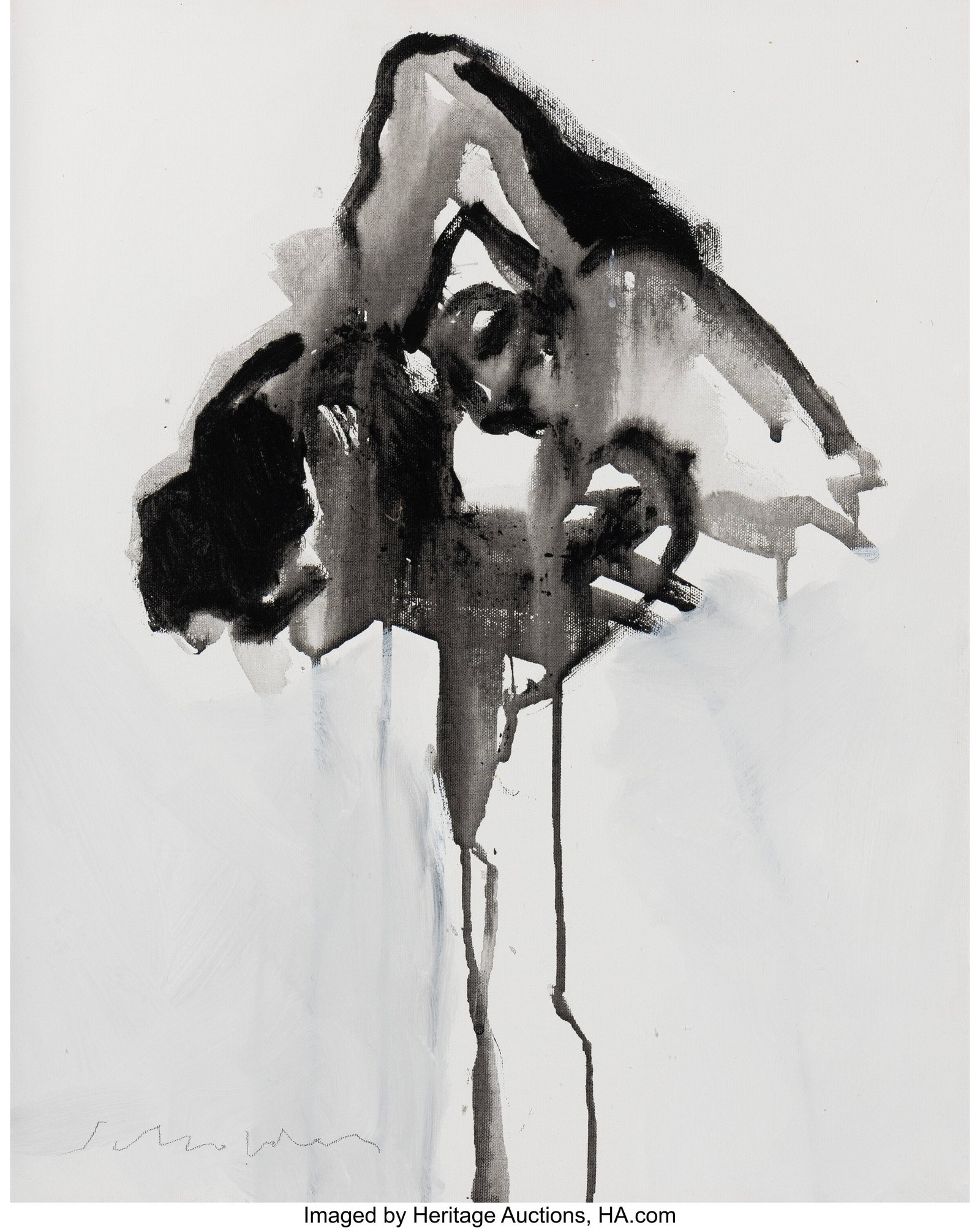 Fritz Scholder (American, 1937-2005) Twin Rose B (1 of 6)