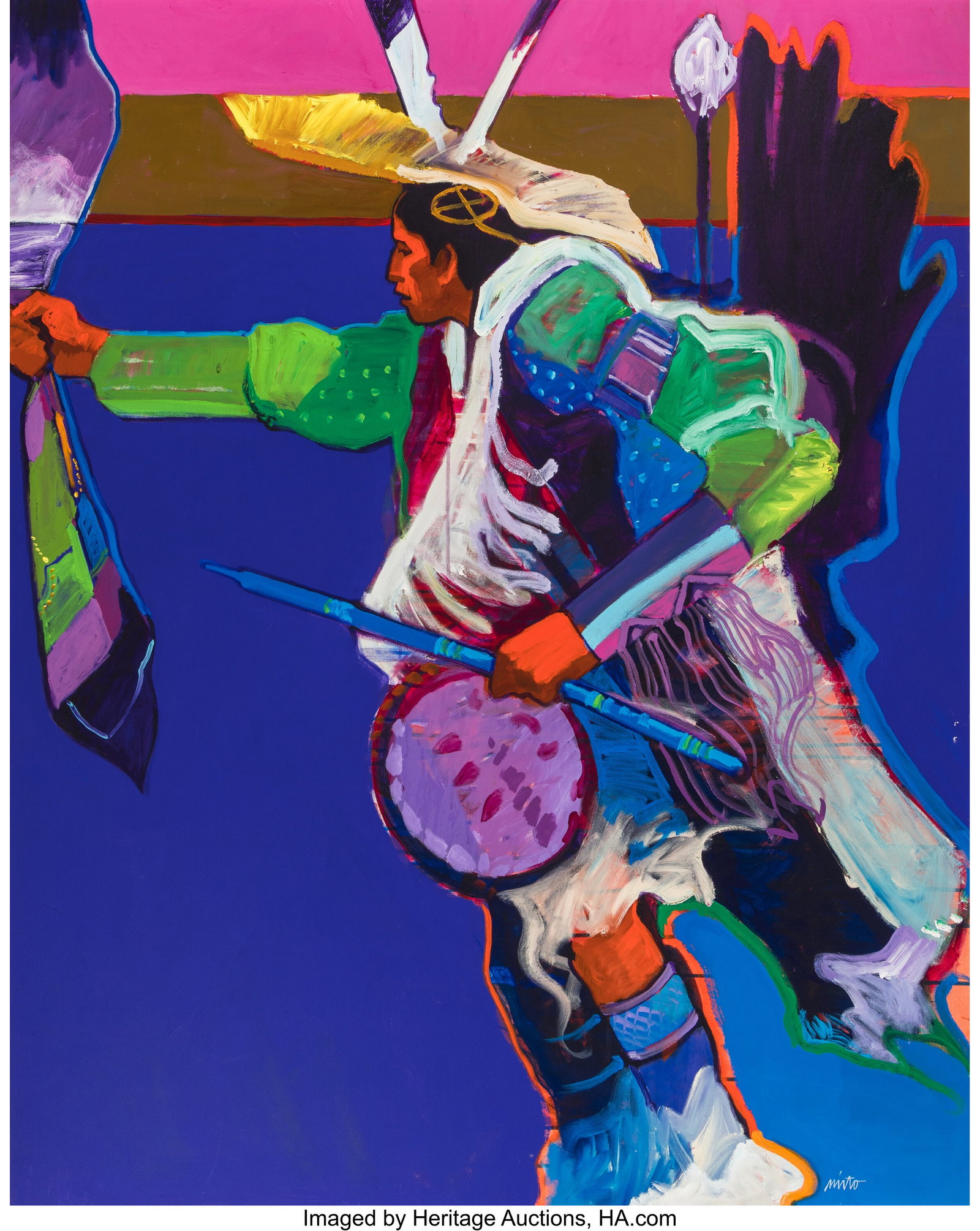 John Nieto (American, 1936-2018) Traditional Dan (1 of 3)