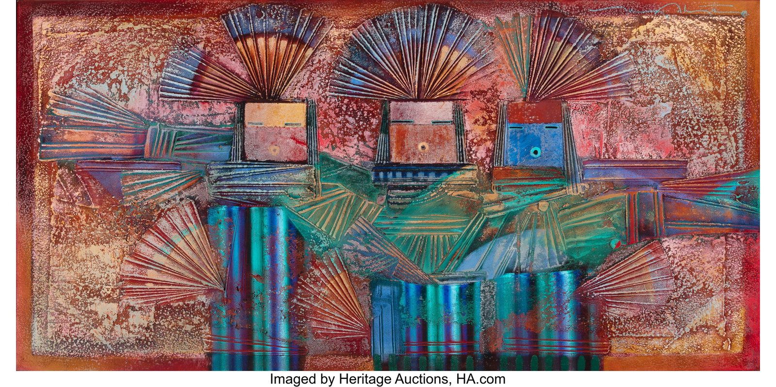 Tony Abeyta (American, b. 1965) Stone Songs, 199 (1 of 3)