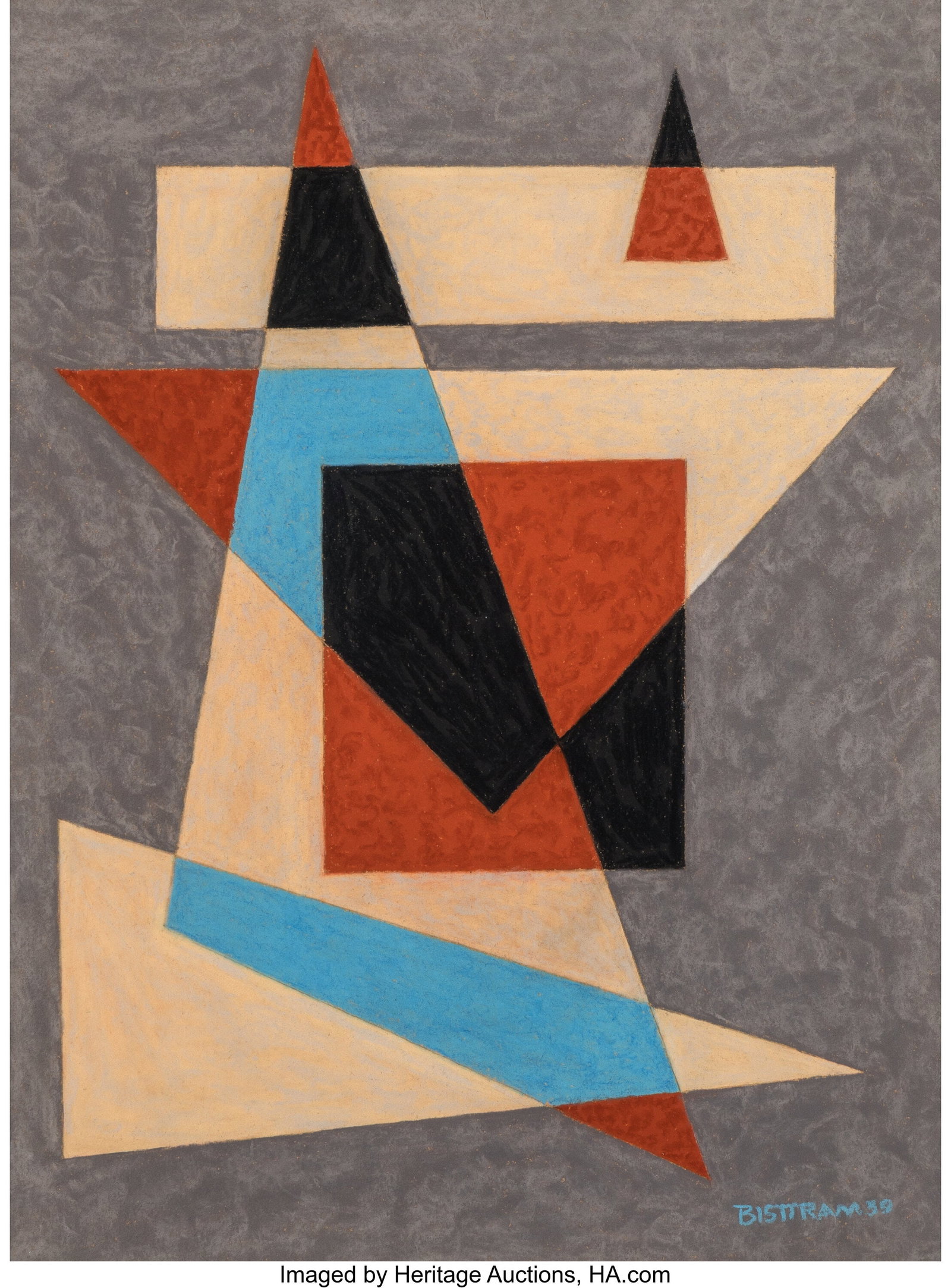 Emil James Bisttram (American, 1895-1976) Geomet (1 of 3)