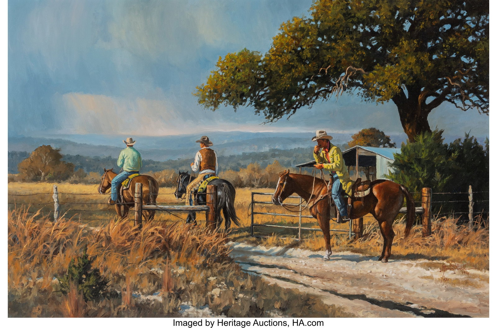 Martin Grelle (American, b. 1954) First Things F (1 of 3)