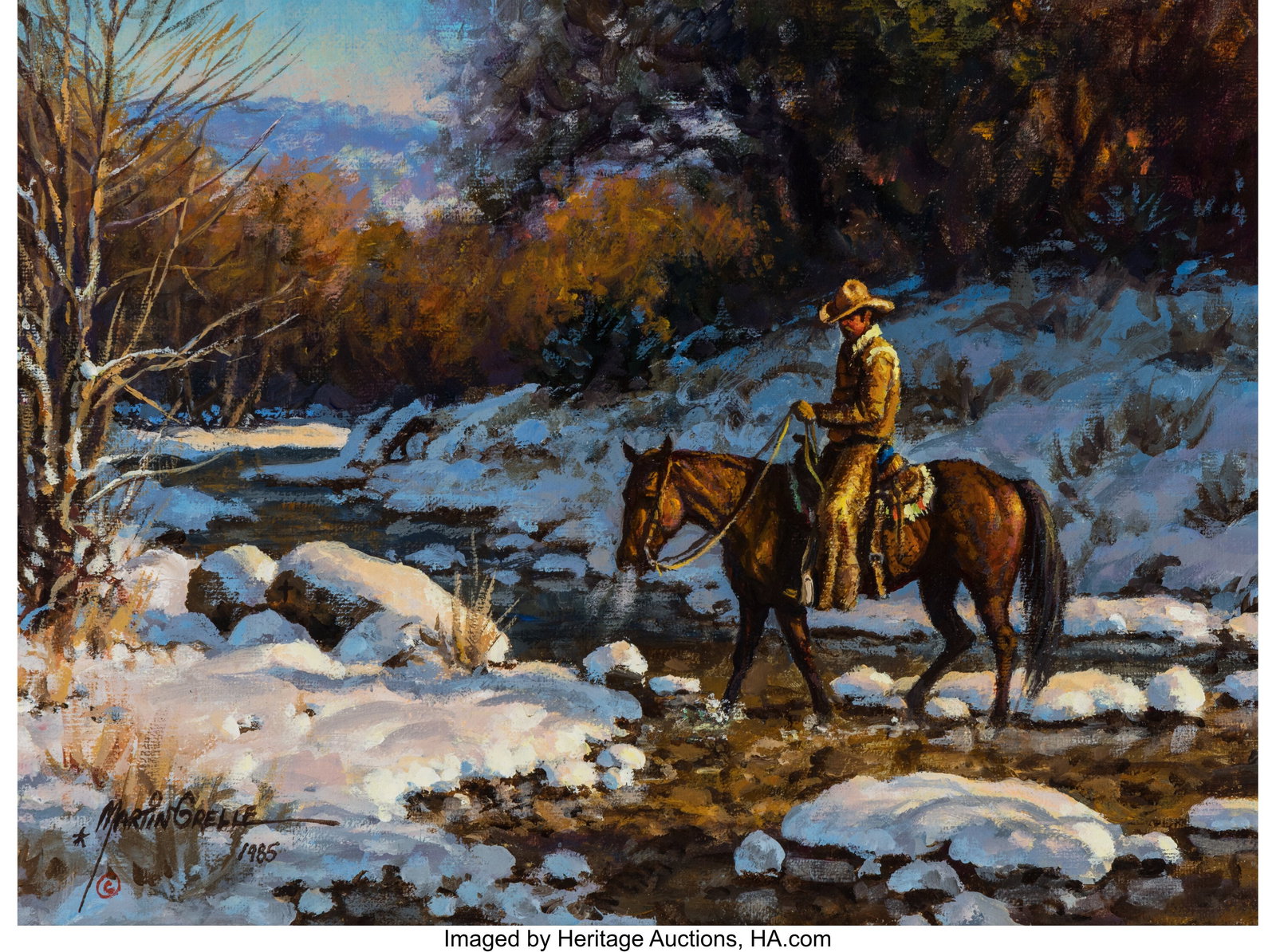 Martin Grelle (American, b. 1954) Gatesville Cro (1 of 3)
