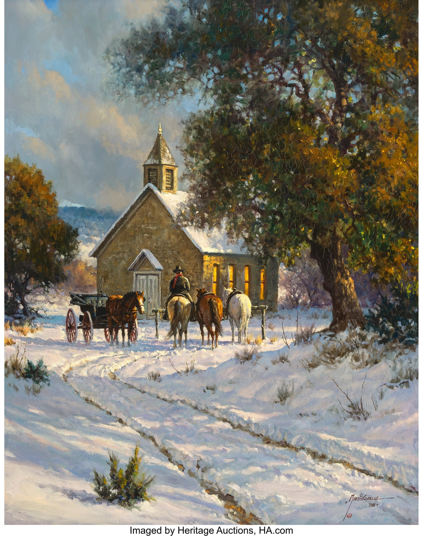 Martin Grelle (American, b. 1954) Four Part Harm (1 of 3)