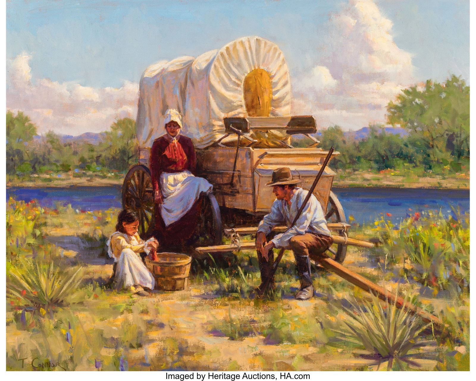 Todd Connor (American, b. 1964) Siesta on the Br (1 of 3)