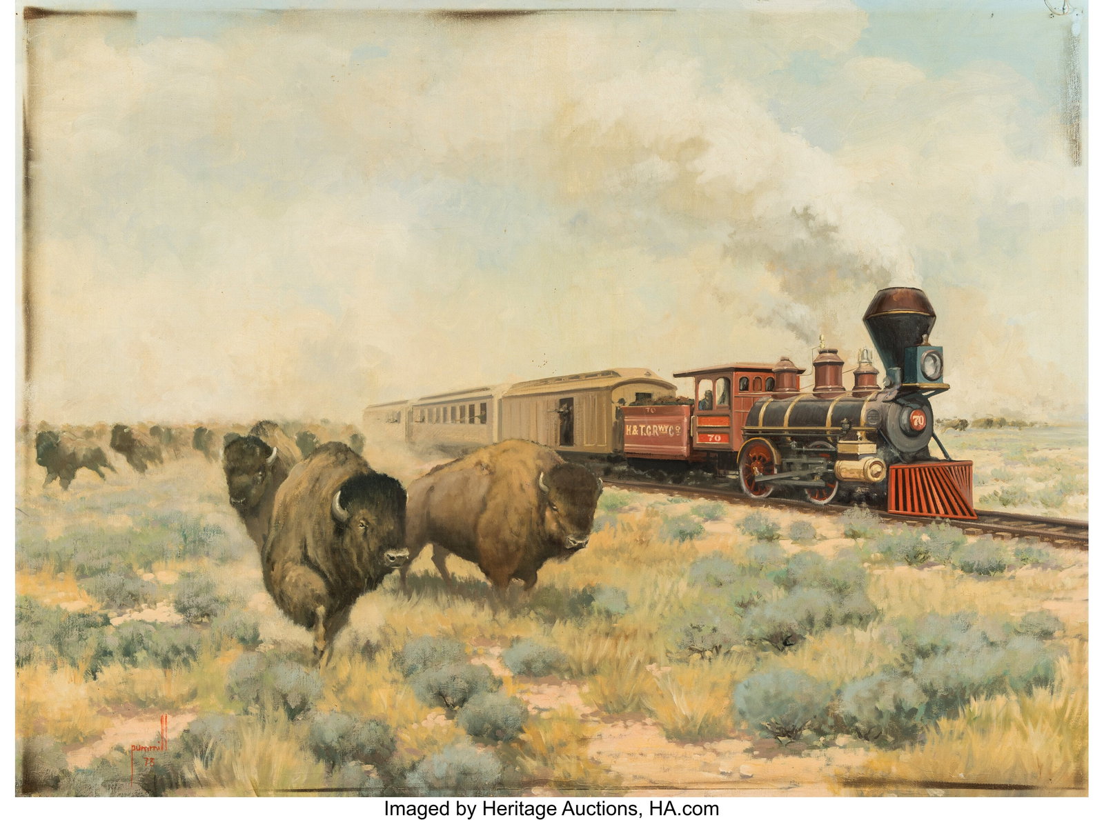 Robert Pummill (American, b. 1936) Keeping Up wi (1 of 2)