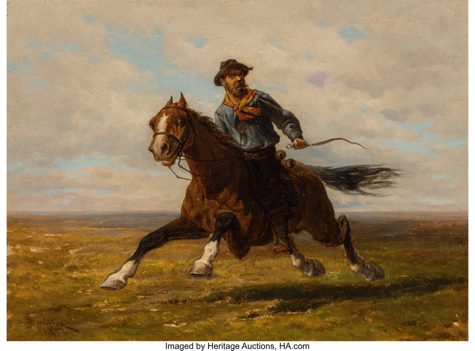 James Smillie (American, 1807-1885) Rough Sport  (1 of 3)